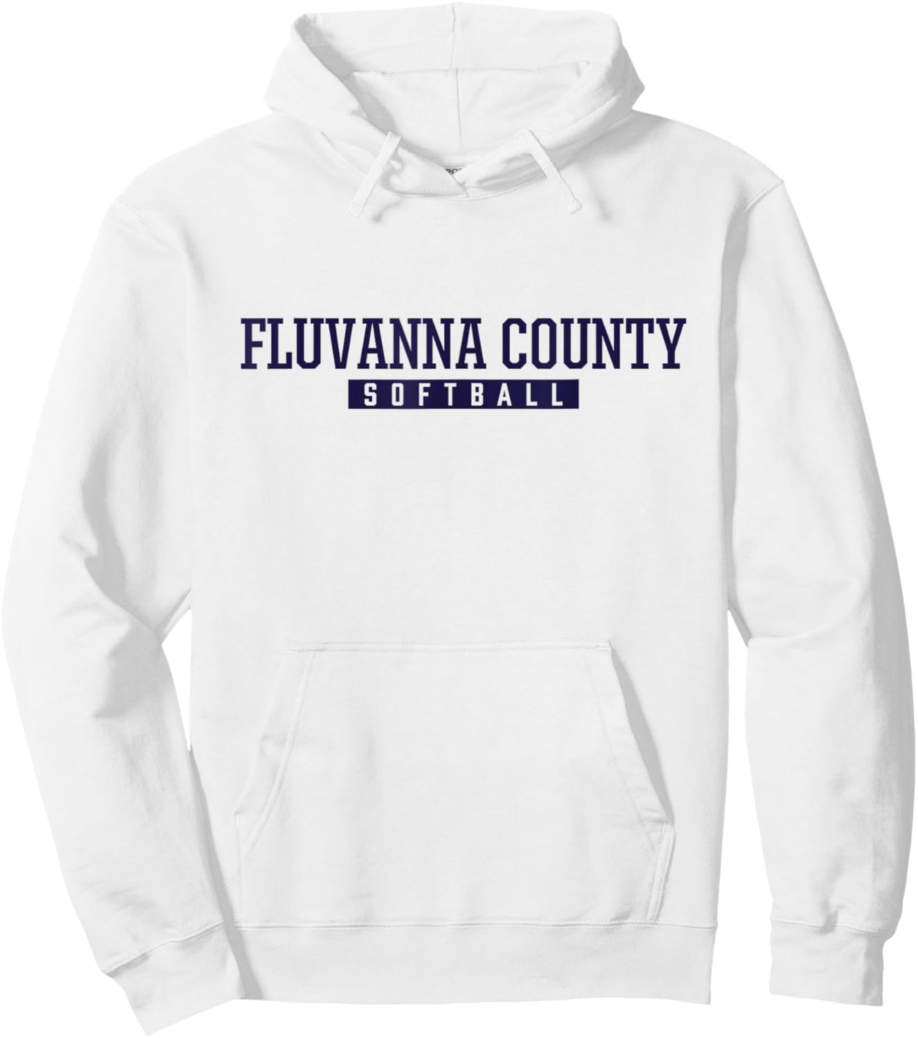Fluvanna County High School Softball Hoodie - Hoodie | White