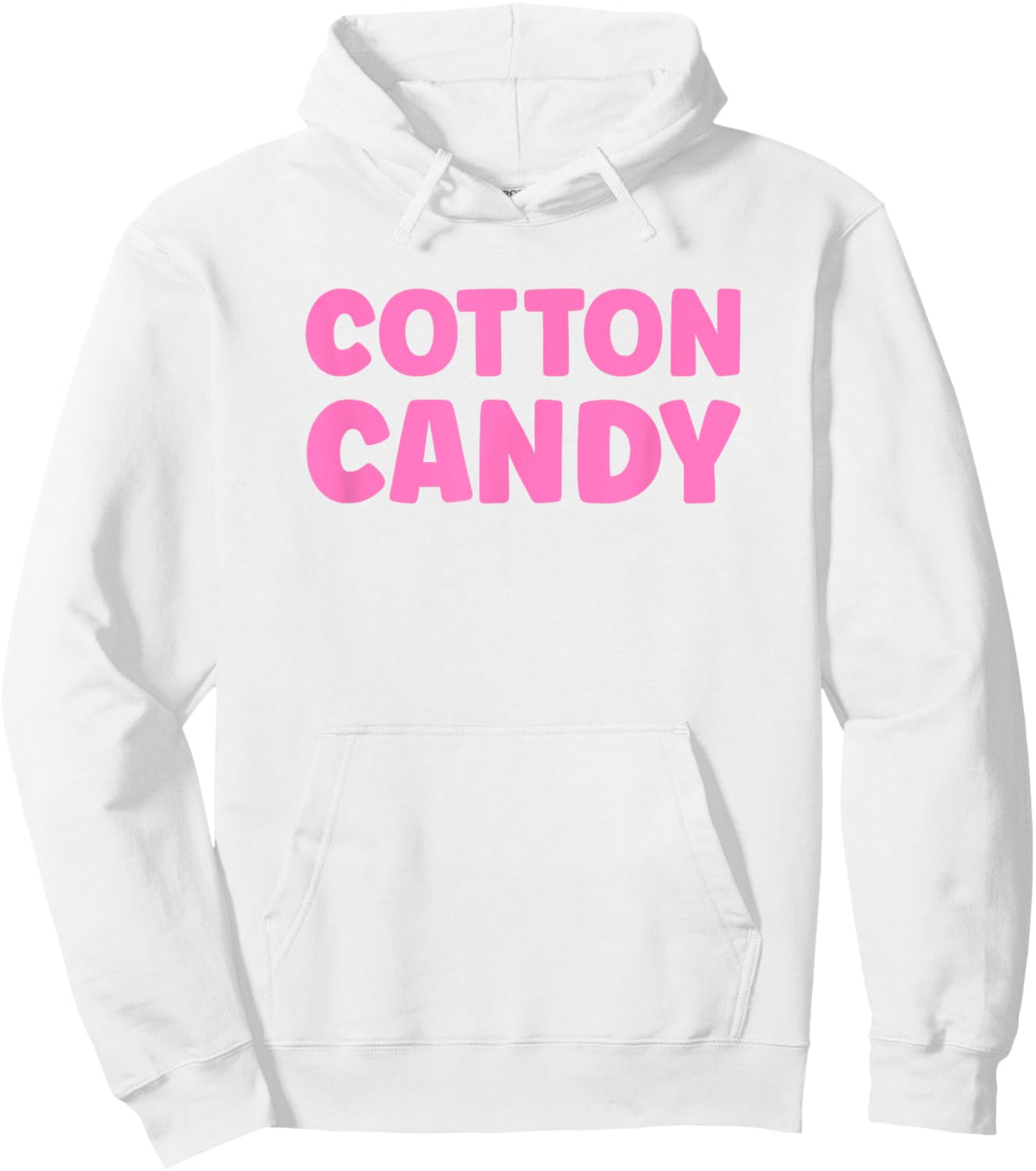 Pretend I'm Cotton Candy Halloween Costume Matching Hoodie - Hoodie | White