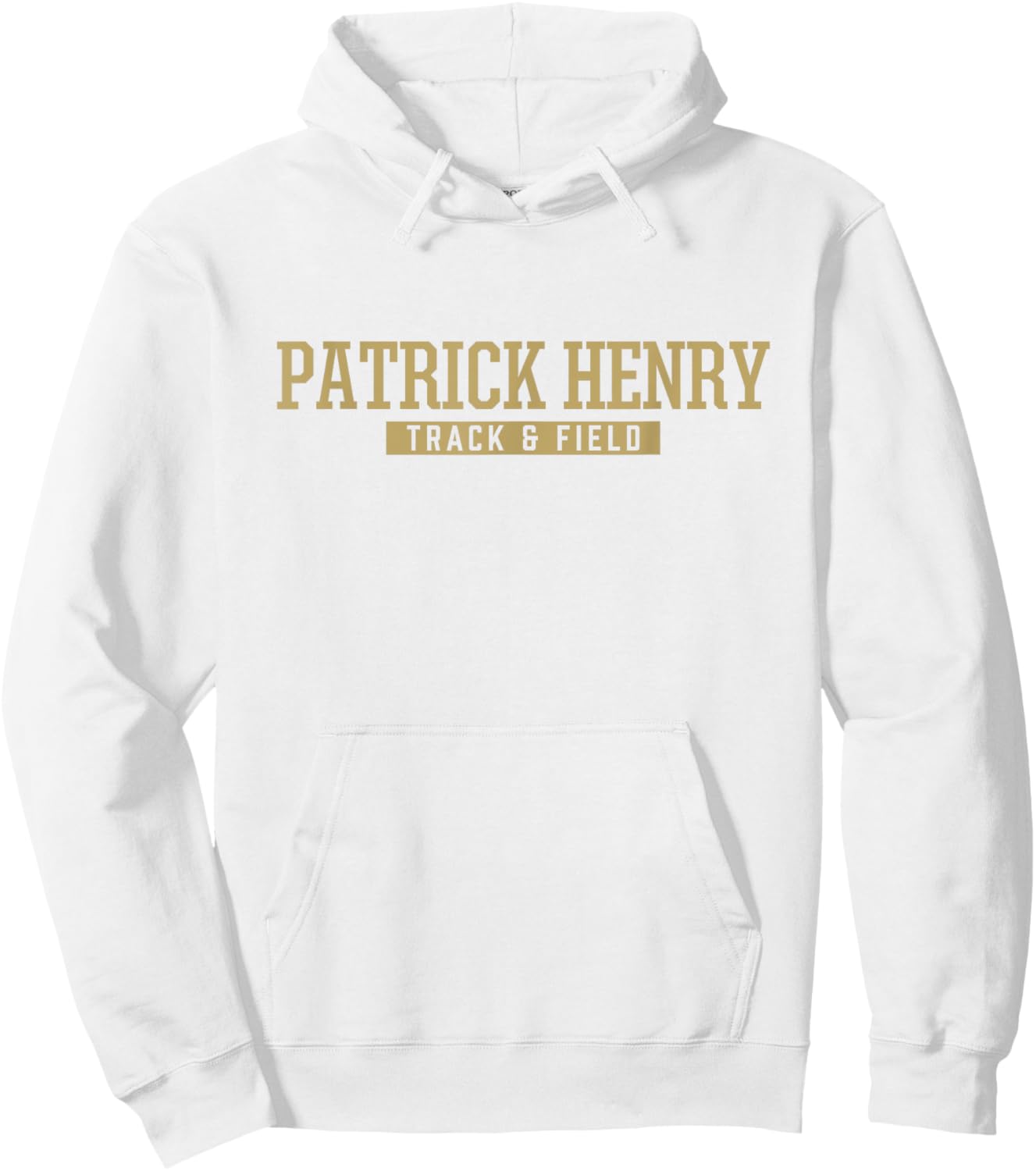 Patrick Henry High School Track & Field Hoodie - Hoodie | White