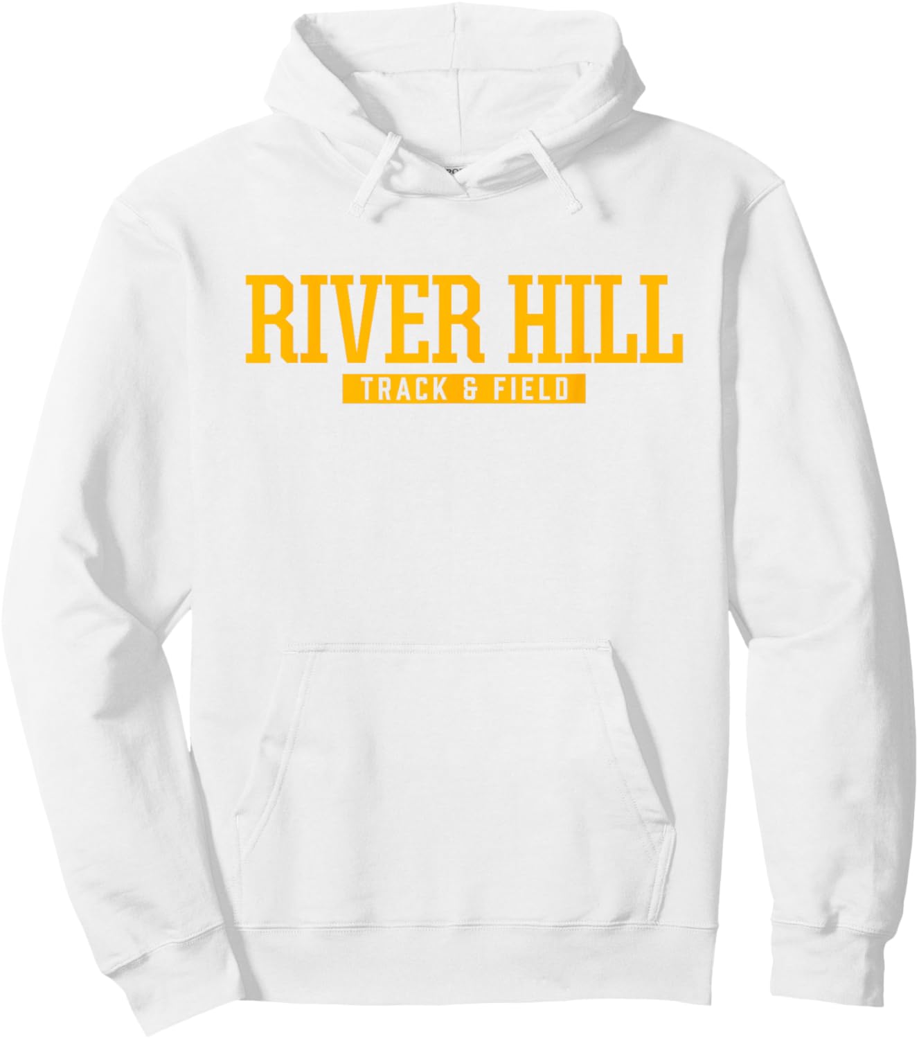 River Hill High School Track & Field Hoodie - Hoodie | White