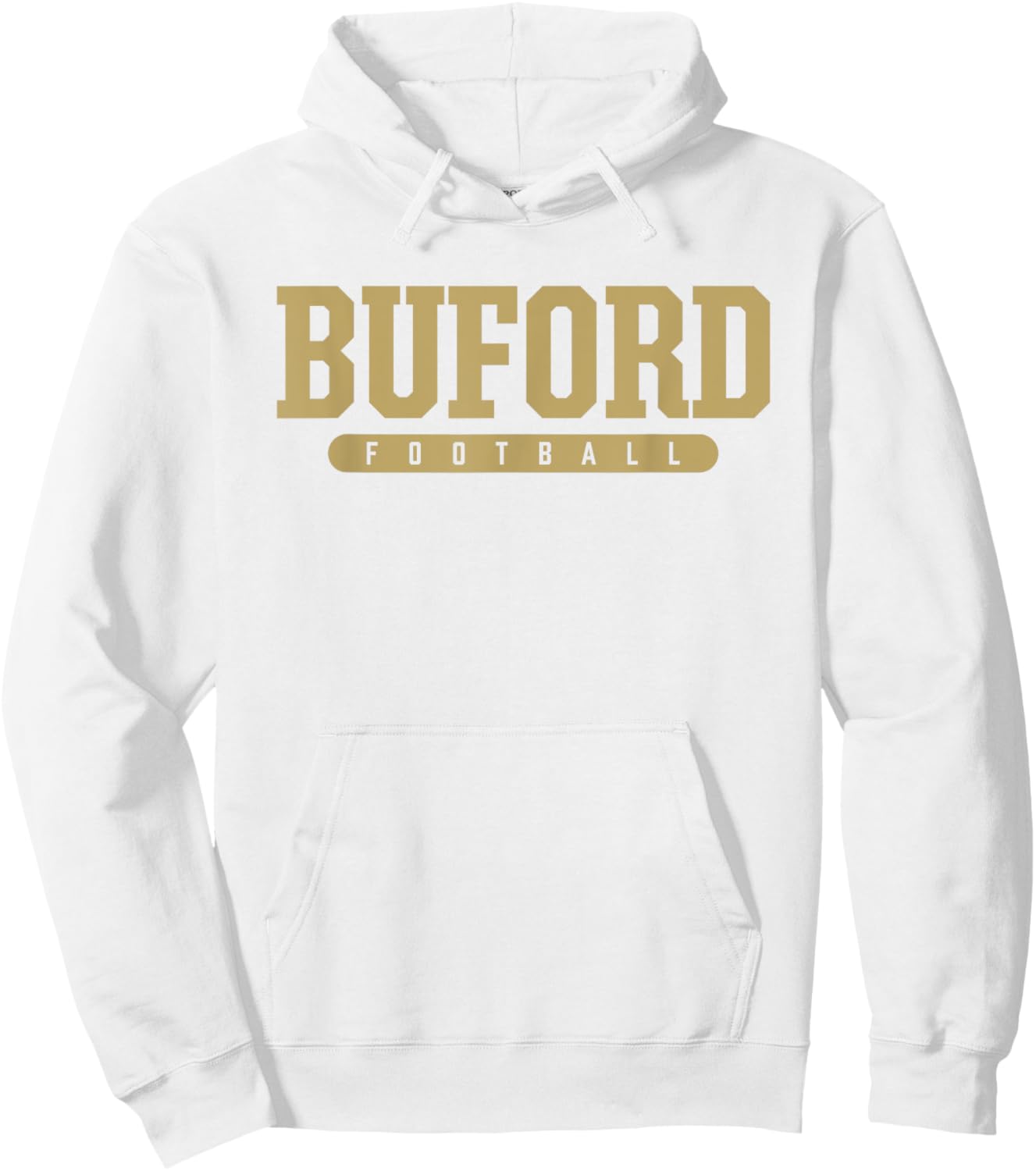 Buford High School Football Hoodie - Hoodie | White