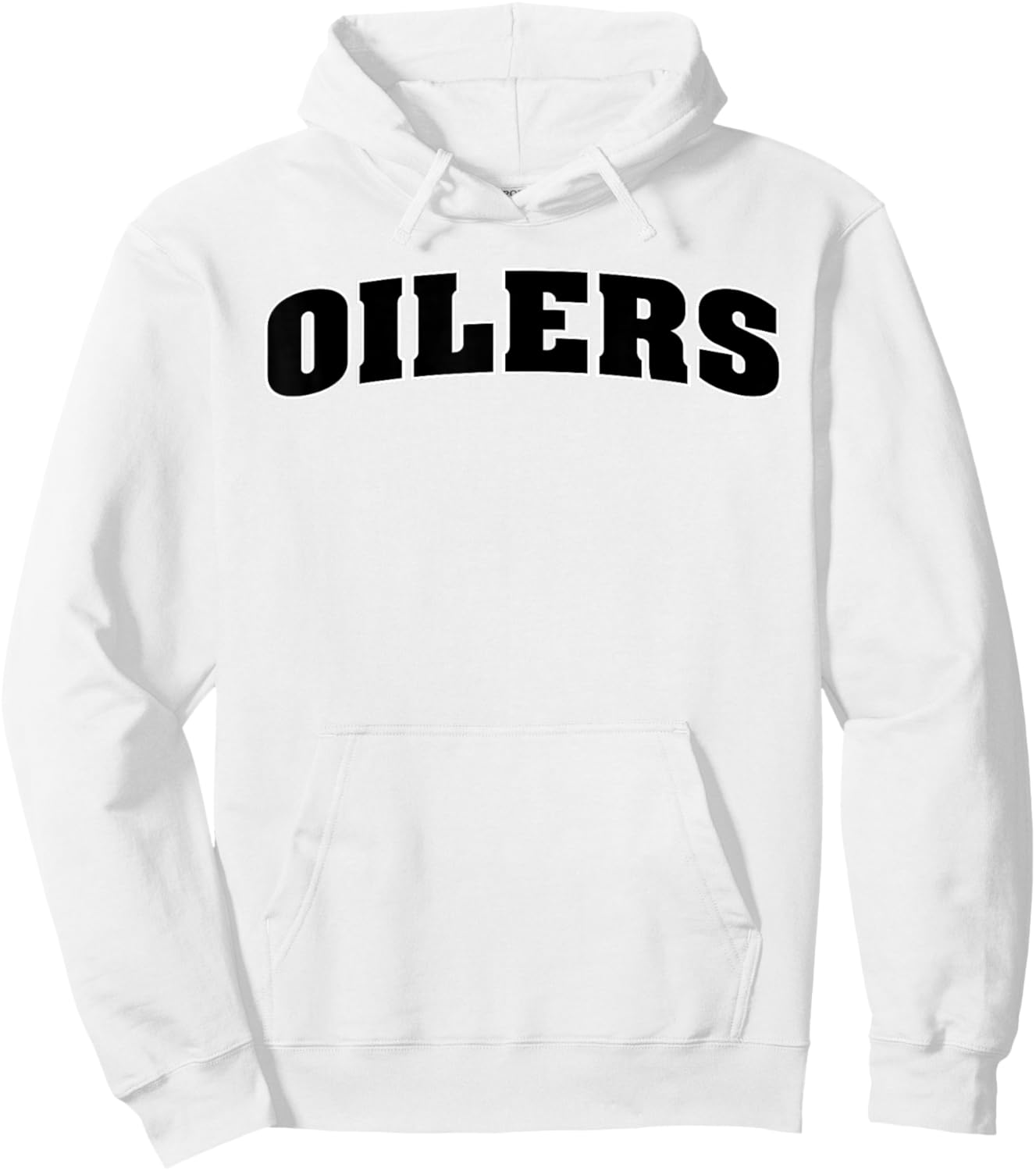 University of Findlay Oilers Block Type Logo Hoodie - Hoodie | White