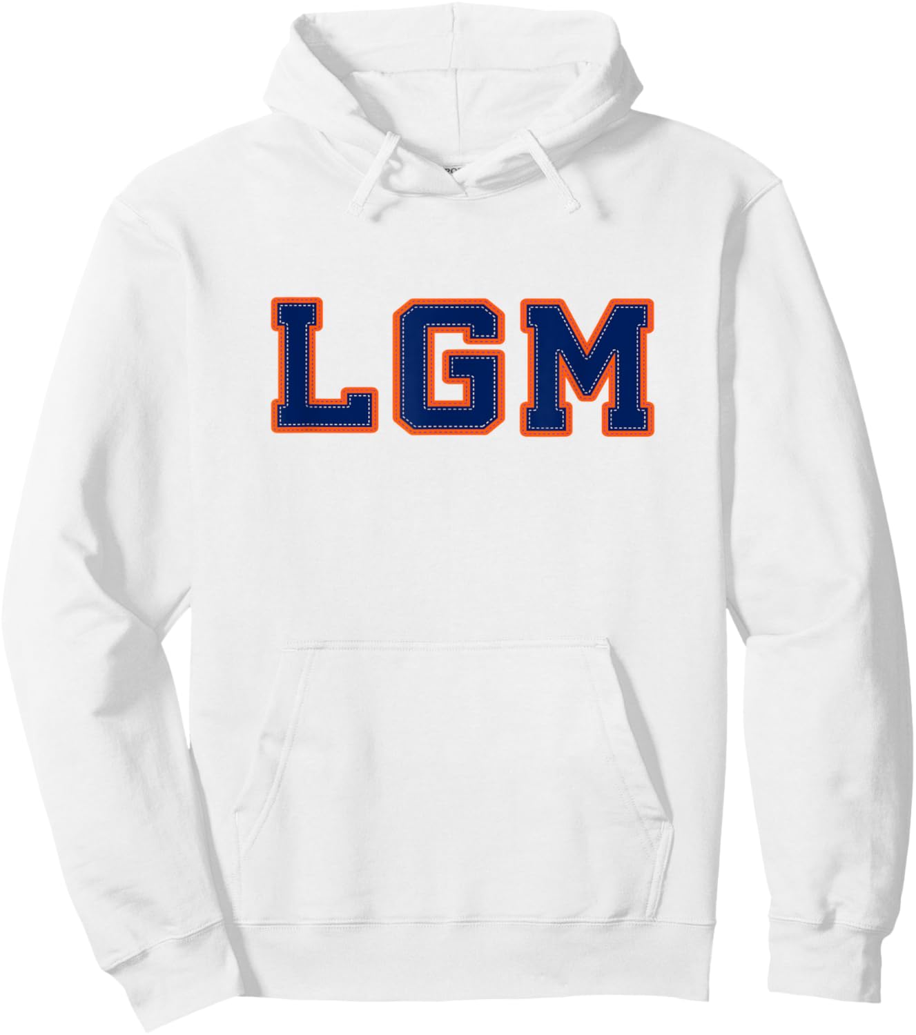 LFGM Baseball Let's Go Hoodie - Hoodie | White