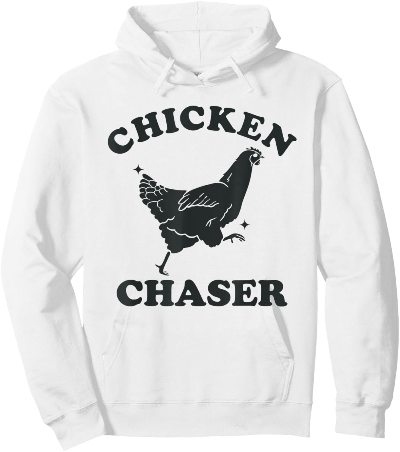 Chicken Chaser Funny Toddler Professional Chicken Chaser Hoodie - Hoodie | White