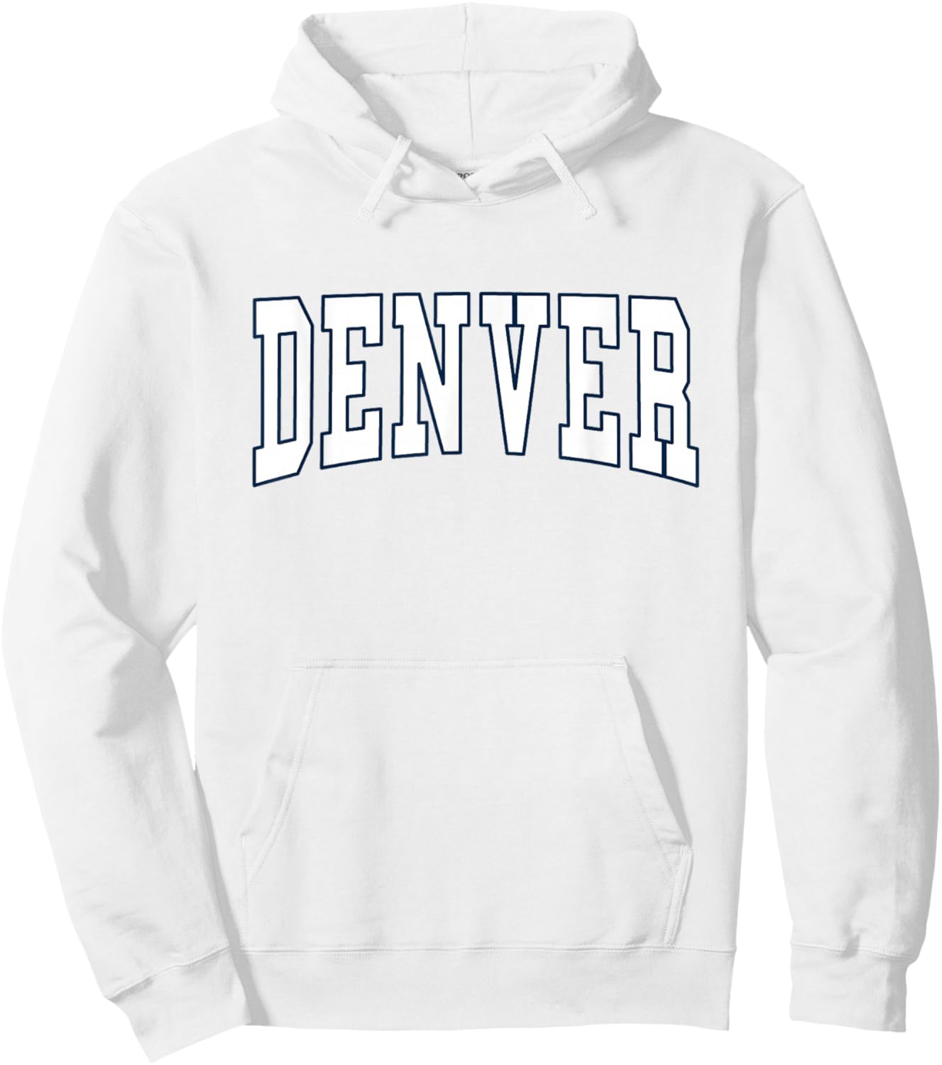 DENVER - Throwback Design - Classic Hoodie - Hoodie | White