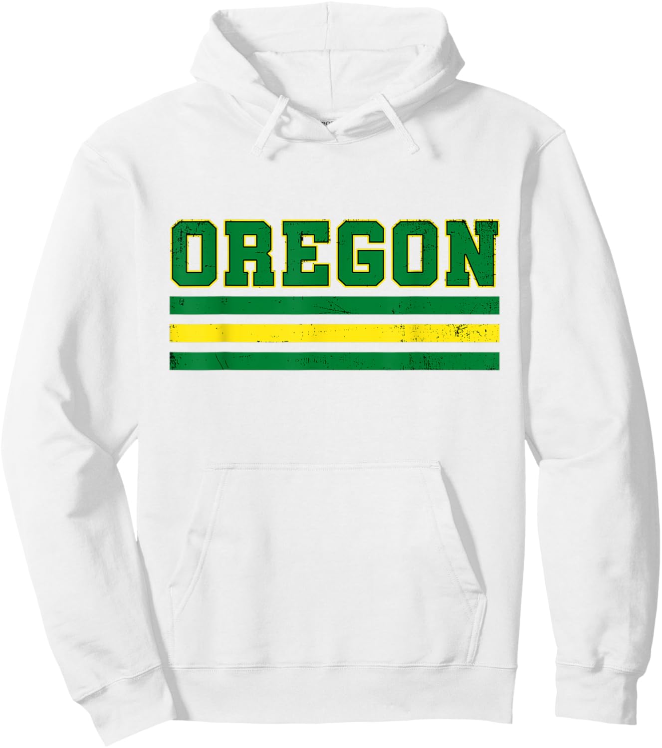 Graphic Oregons Name Proud - Oregons Spirit Evergreen Sports Hoodie - Hoodie | White