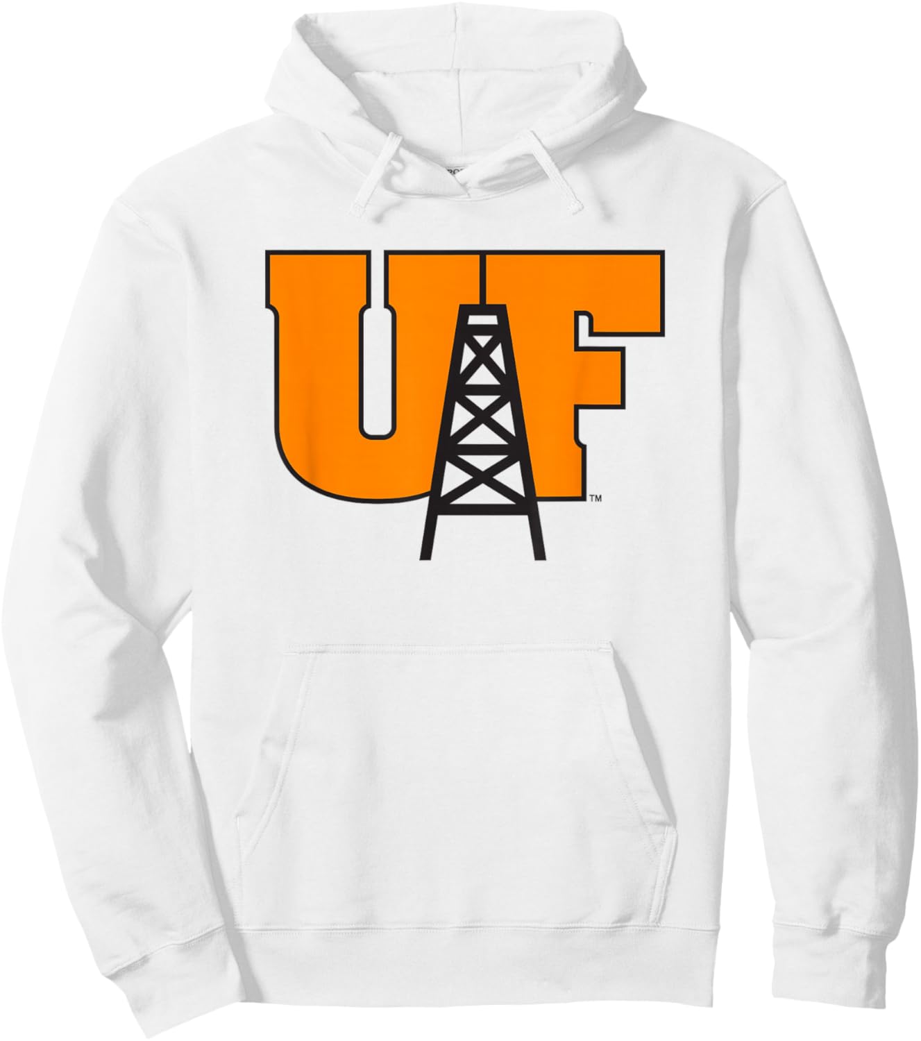 University of Findlay Oilers UF Derrick Logo Hoodie - Hoodie | White