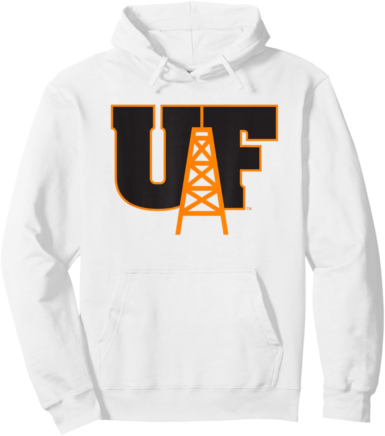 University of Findlay Oilers UF Derrick Logo Hoodie - Hoodie | White