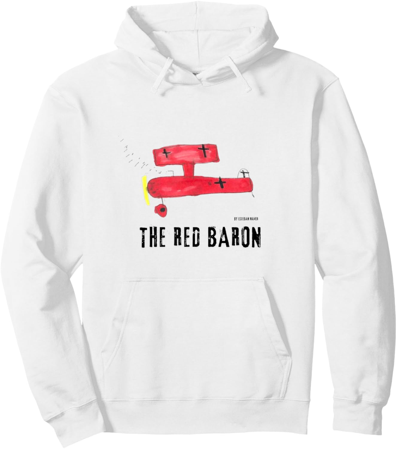 Red Baron, Aviation, aircraft, airplane. Hoodie - Hoodie | White