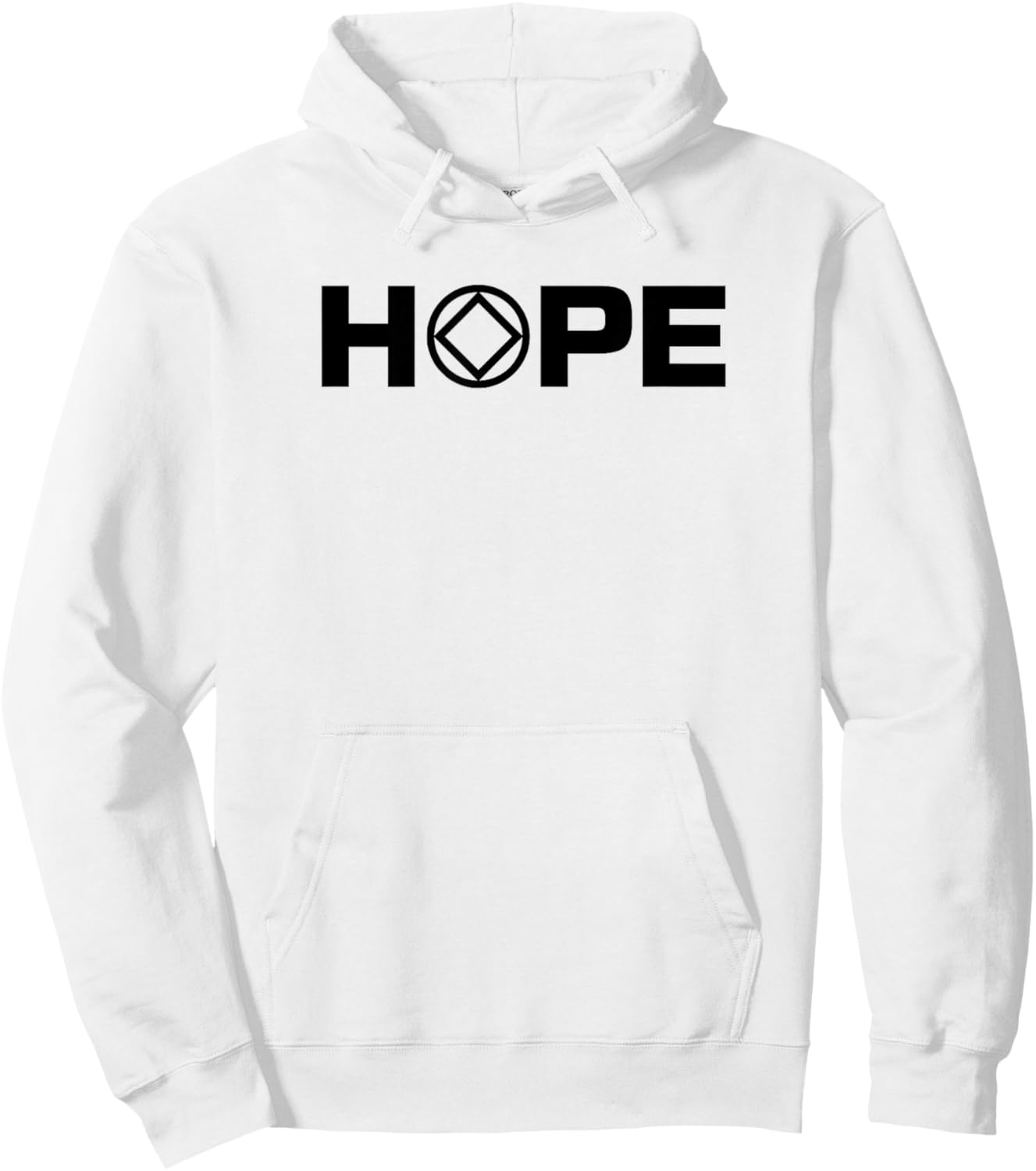 NA Hope Narcotics Anonymous Addiction Clean Recovery Prayer Hoodie - Hoodie | White