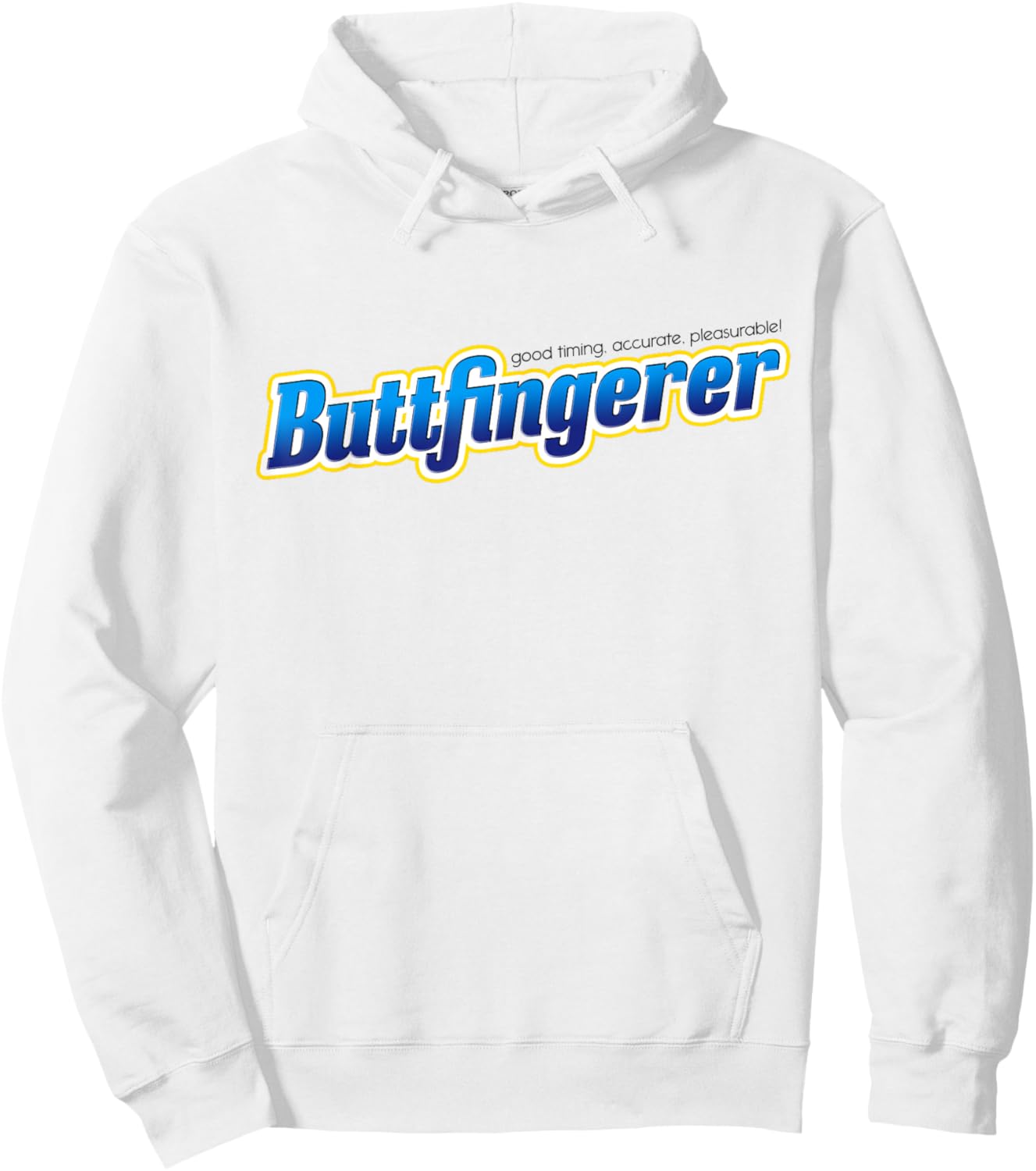 Buttfingerer Meme Funny Hilarious Buttfingerer Nuts Bar Hoodie - Hoodie | White