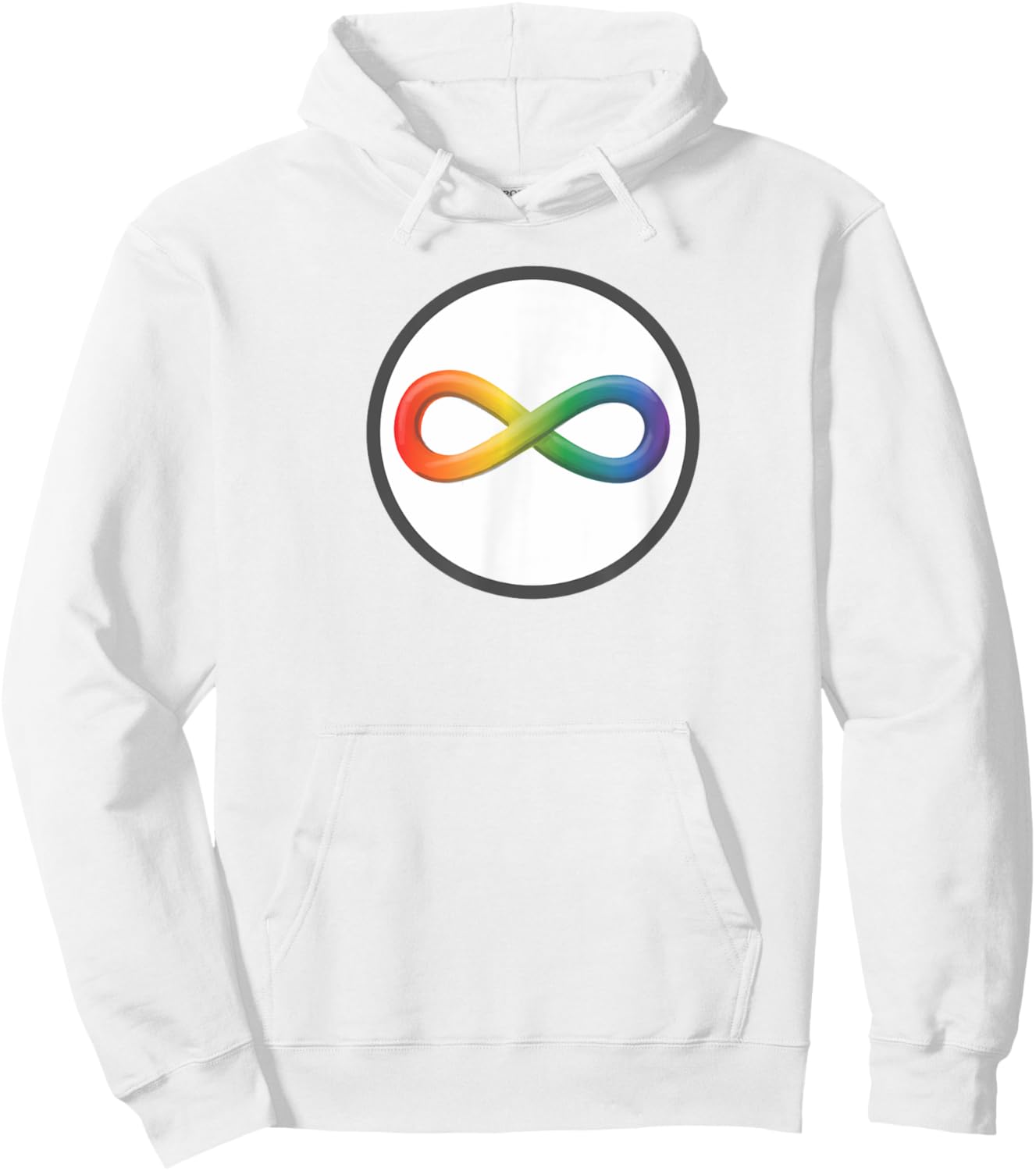 Neurodivergent Ninja Logo Hoodie - Hoodie | White