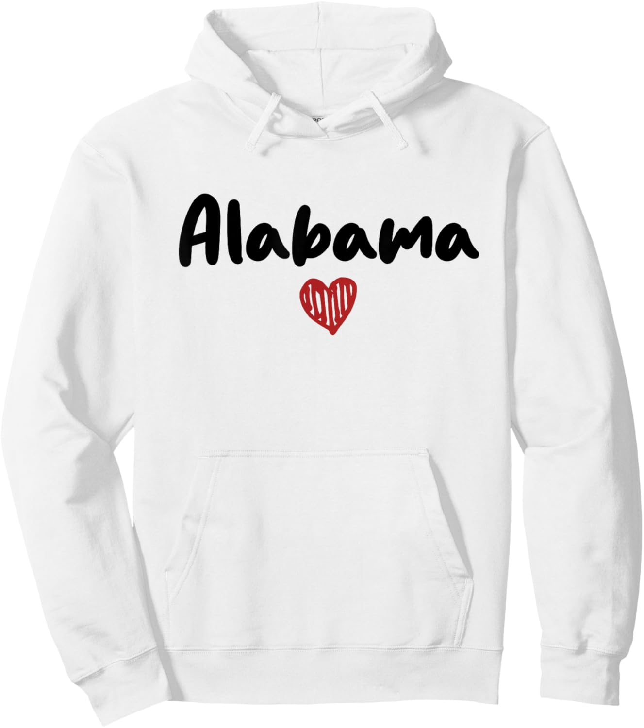 Alabama - I Love Alabama - Classic Hoodie - Hoodie | White