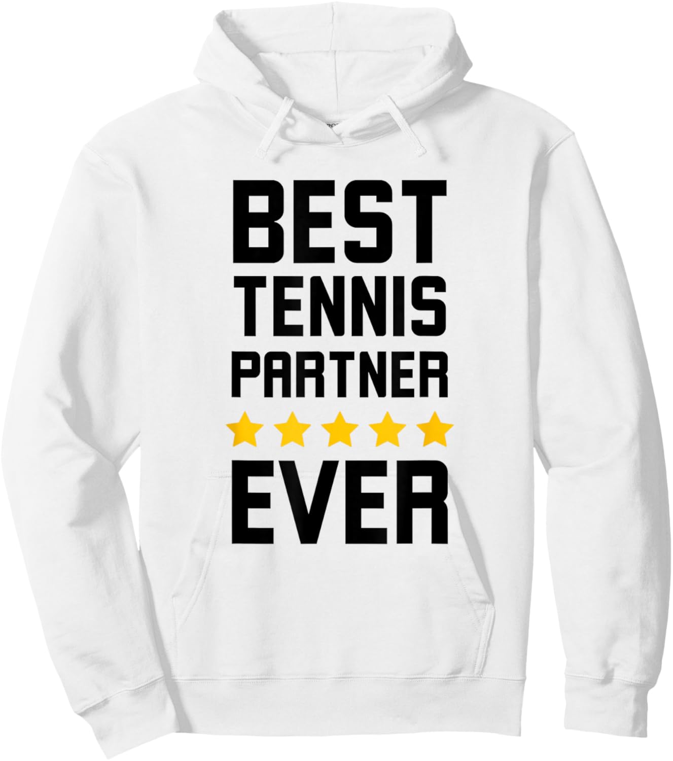Best Tennis partner ever Tennis friend appreciation Hoodie - Hoodie | White