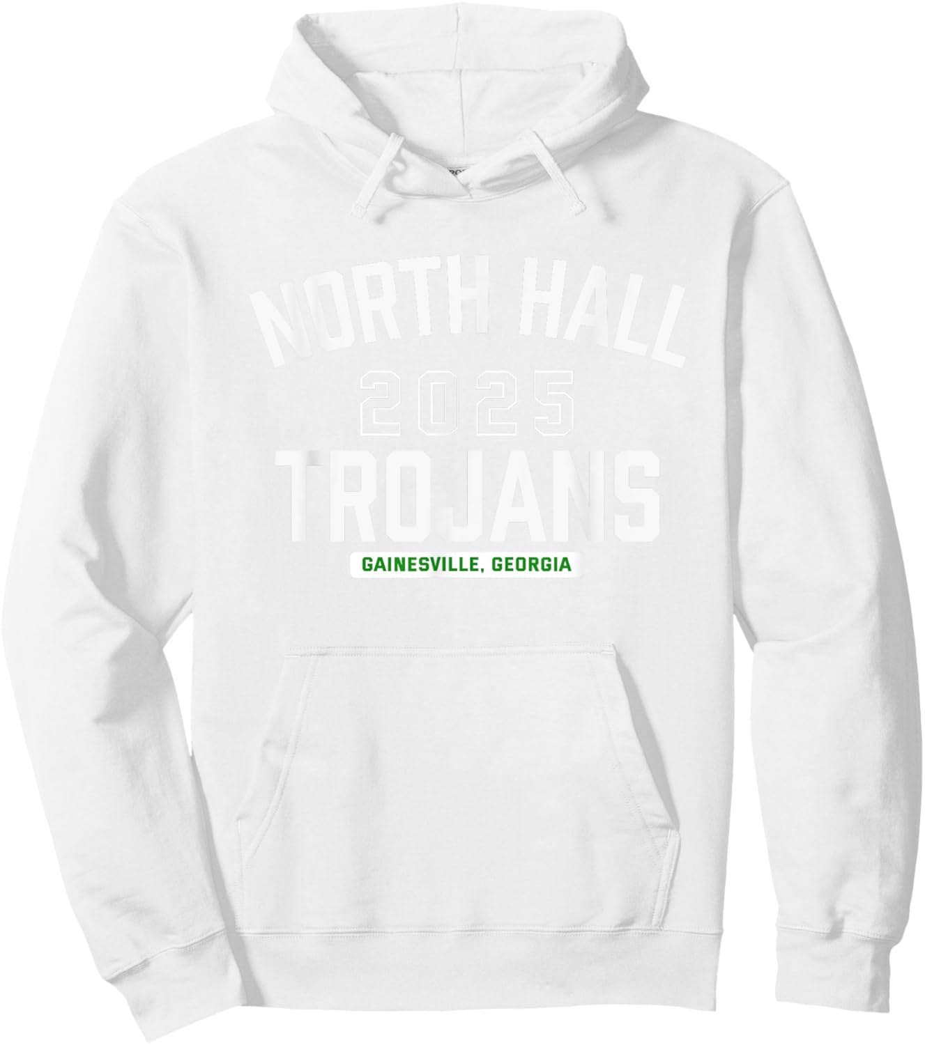 North Hall Trojans Gainesville, Georgia 2025 Hoodie - Hoodie | White