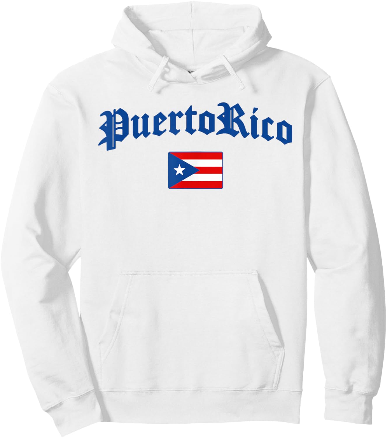 Puerto Rico Flag Souvenir Women Kids Hoodie - Hoodie | White