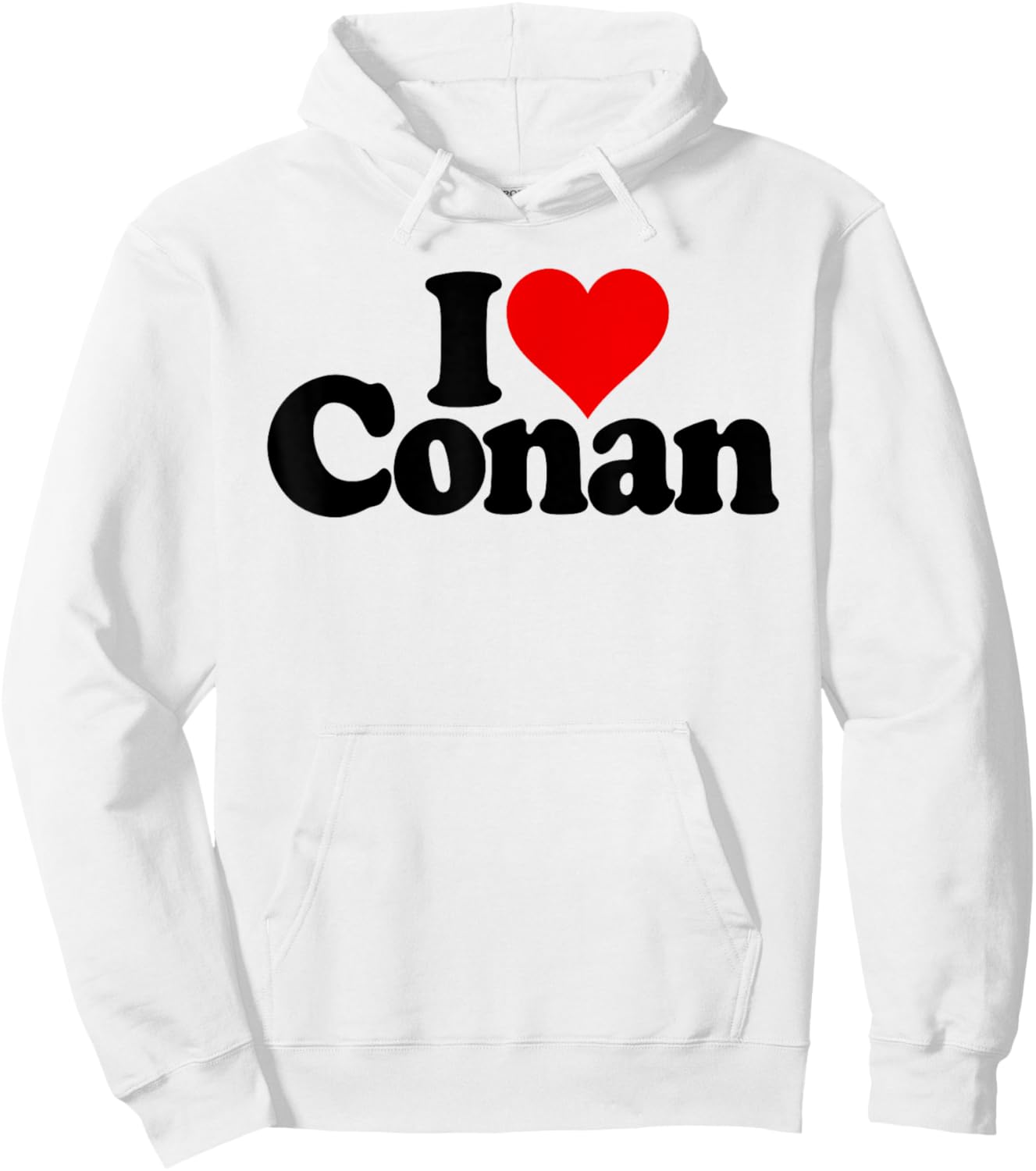 I Love Heart Conan Hoodie - Hoodie | White