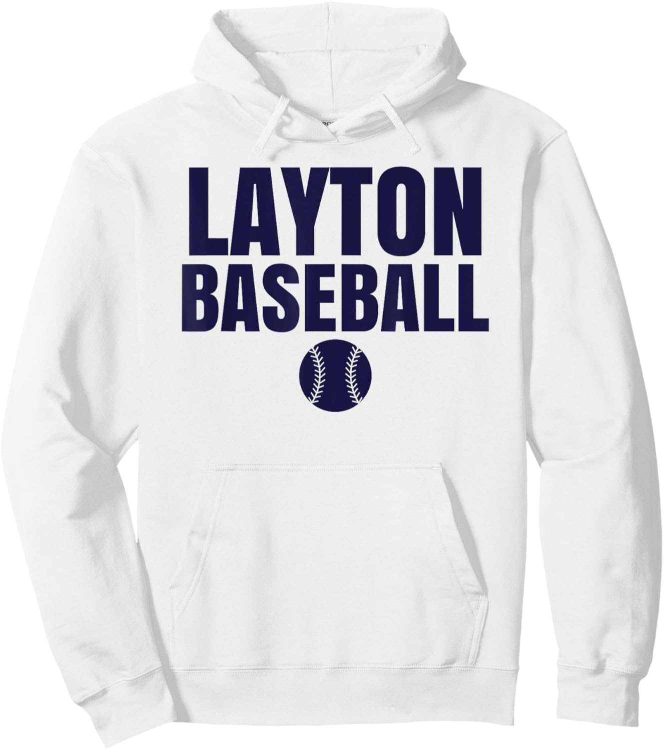 Layton High School Baseball Hoodie - Hoodie | White