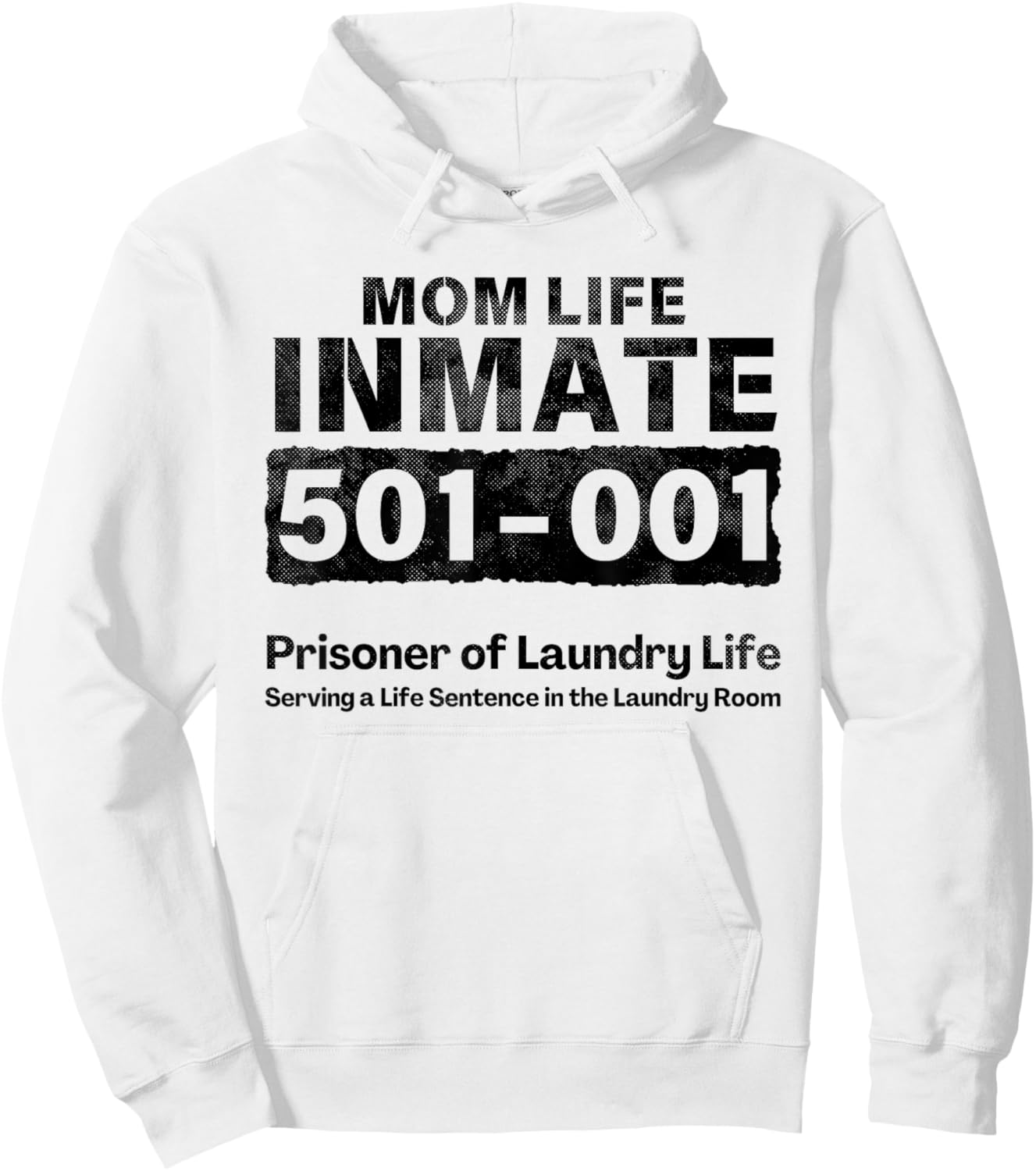 Mom Life Prisoner Inmate Funny Jail Halloween Costume Hoodie - Hoodie | White