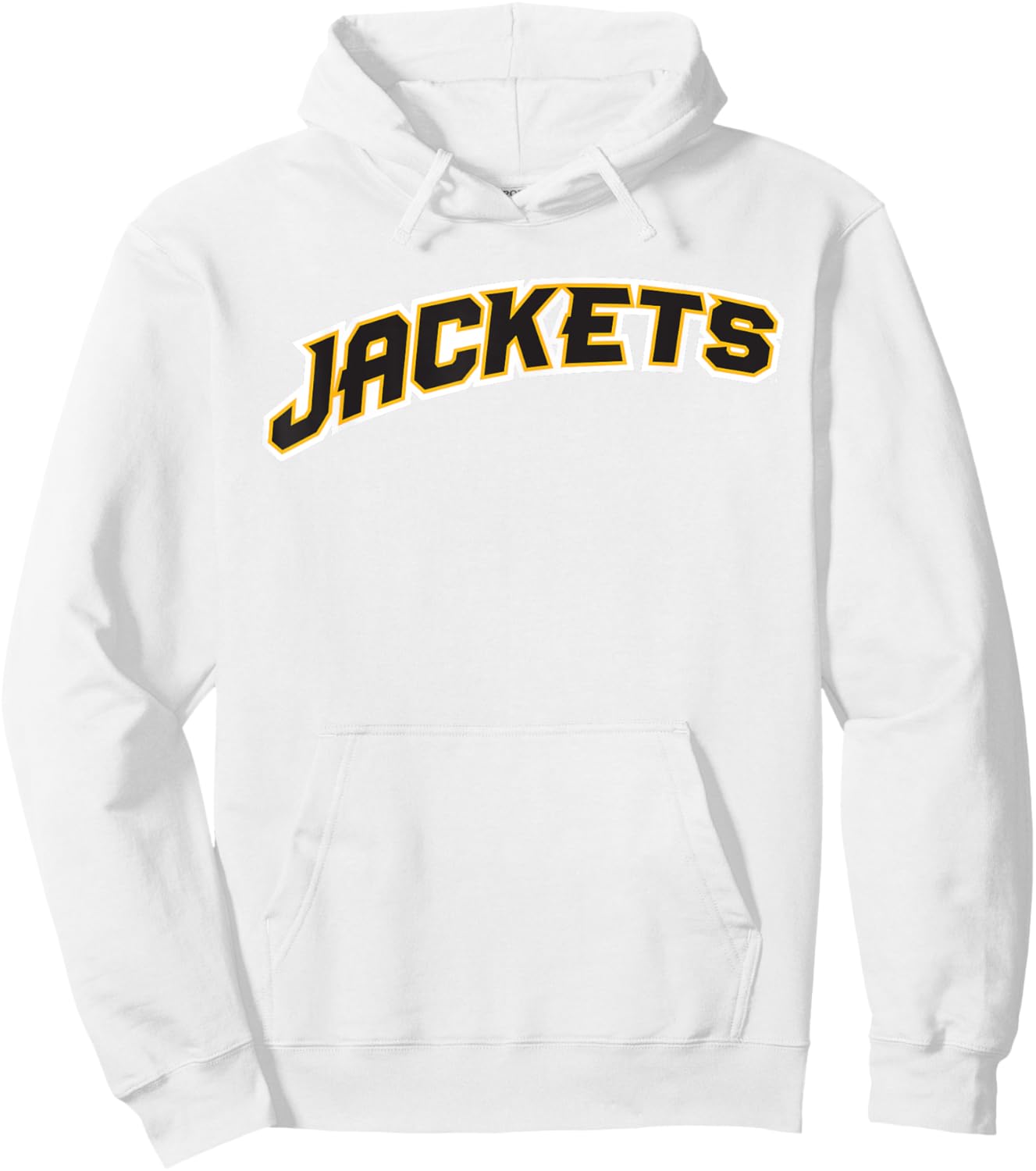 American International College AIC Yellow Jackets Hoodie - Hoodie | White
