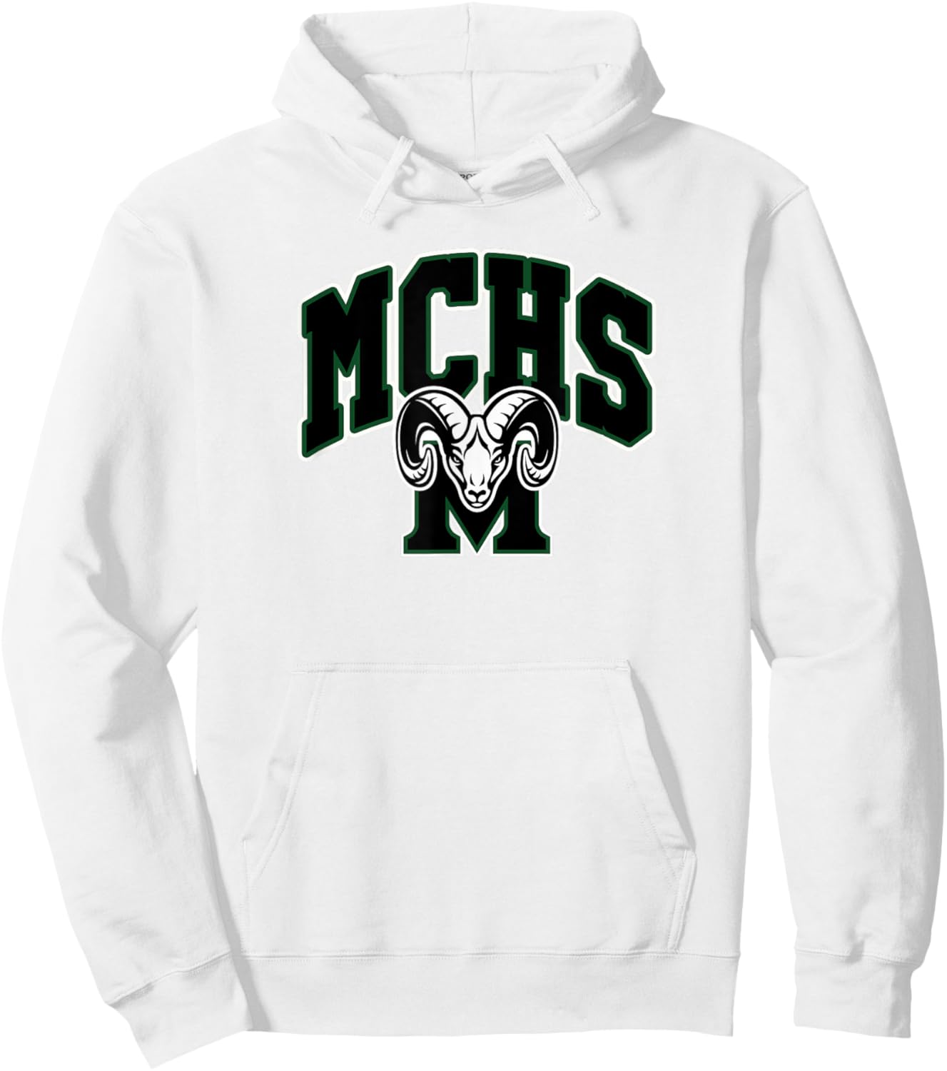 Mayde Creek High School Rams Hoodie - Hoodie | White