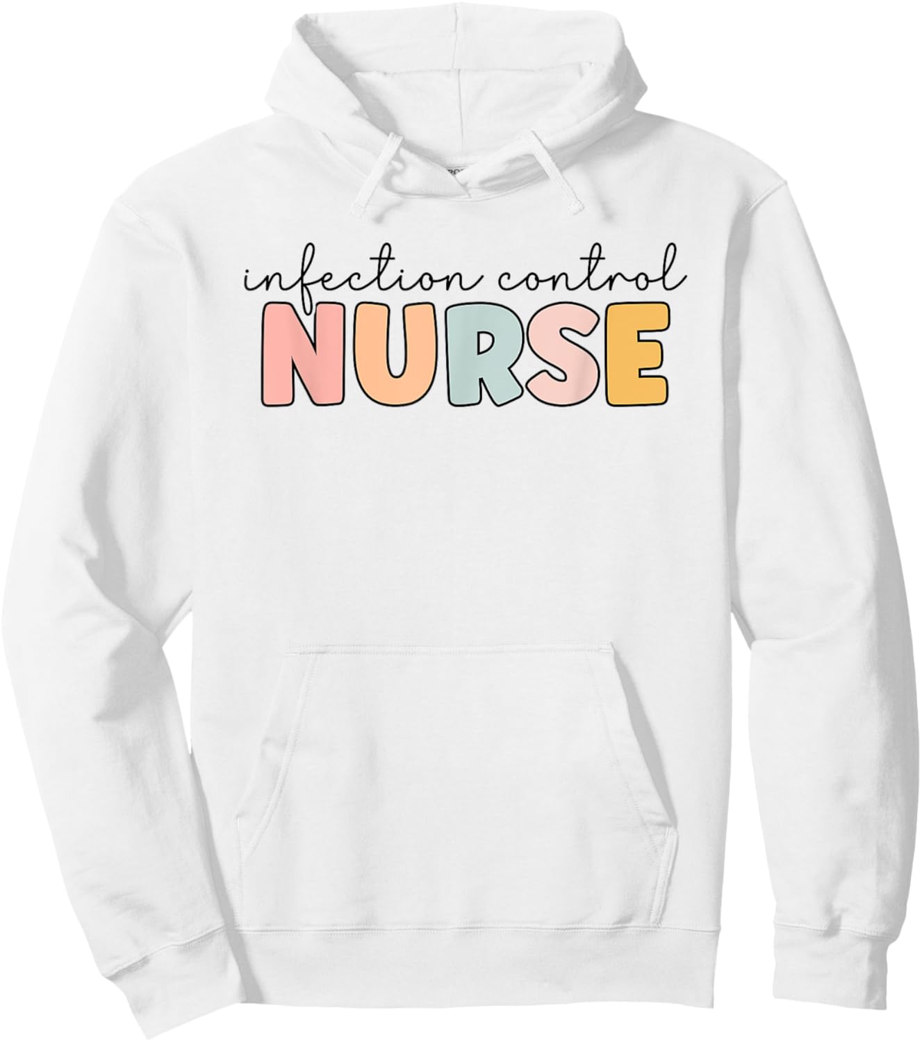 ICN Nurse Infection Control Nurse cute Nursing Hoodie - Hoodie | White