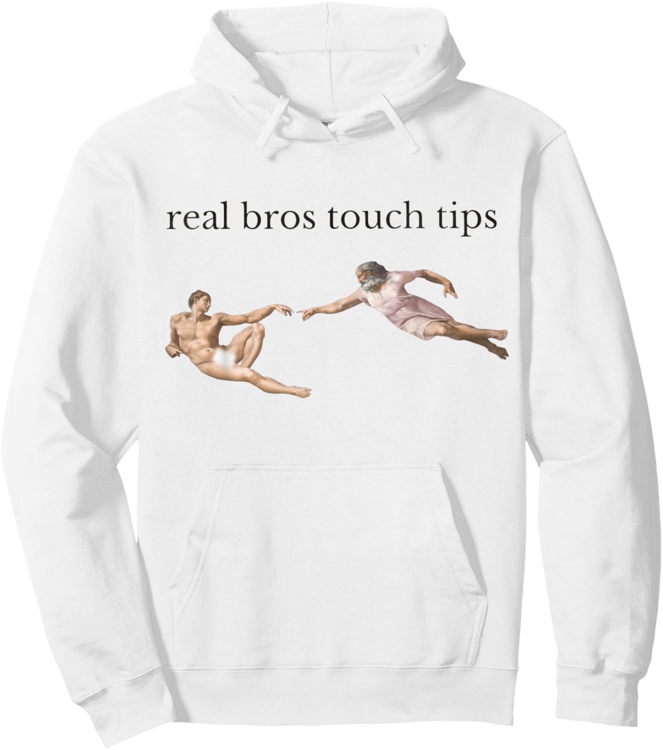 Real Bros Touch Tips Hoodie - Hoodie | White