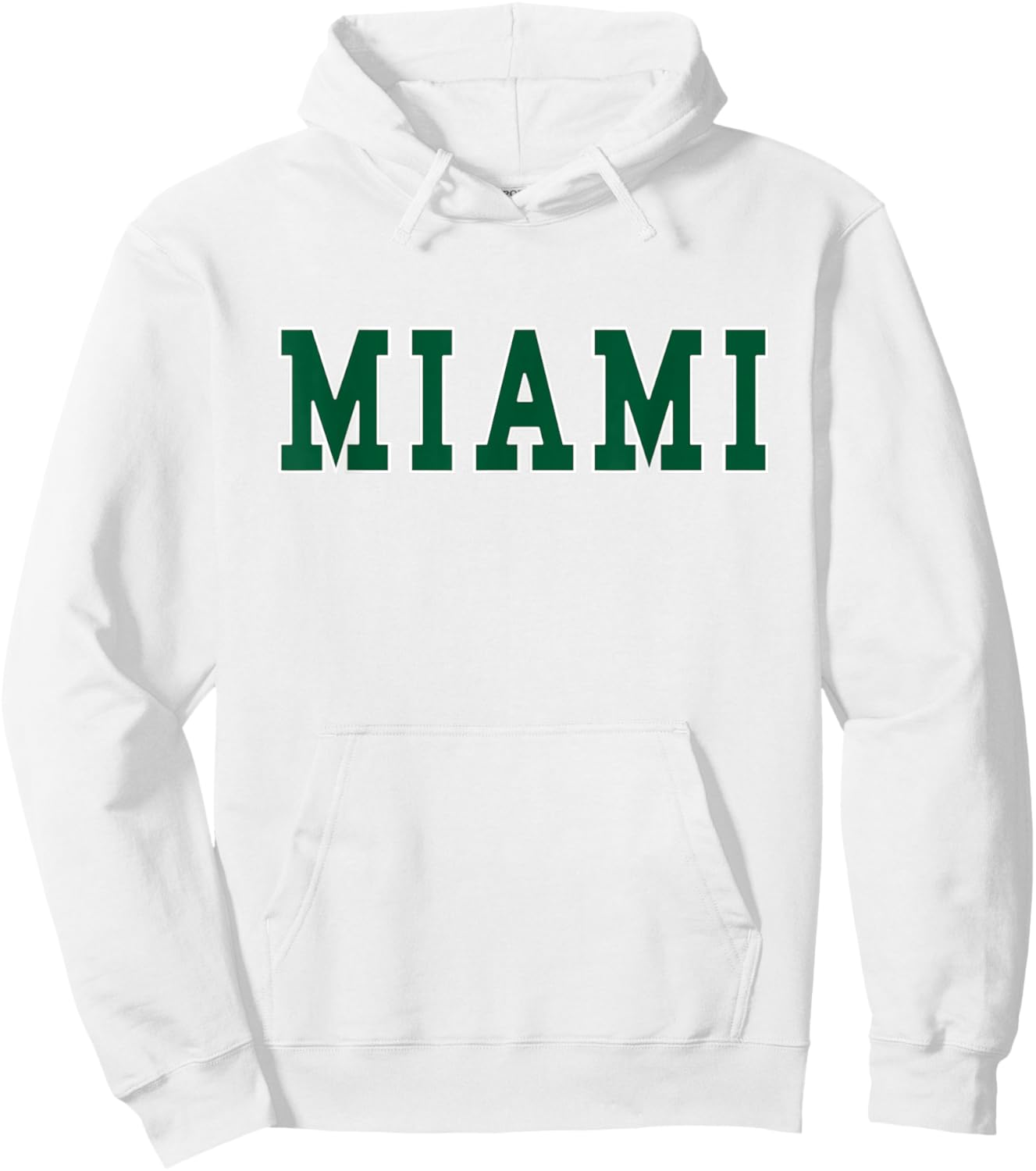 MIAMI - Throwback Design - Classic Hoodie - Hoodie | White