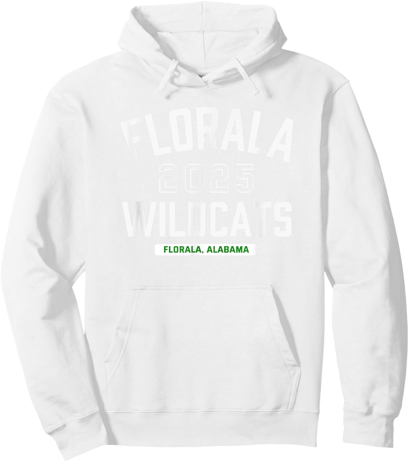 Florala Wildcats Florala, Alabama 2025 Hoodie - Hoodie | White