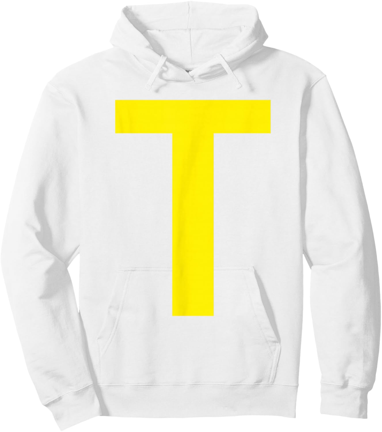 Letter T Funny Chipmunk Group Halloween Thanksgiving Costume Hoodie - Hoodie | White