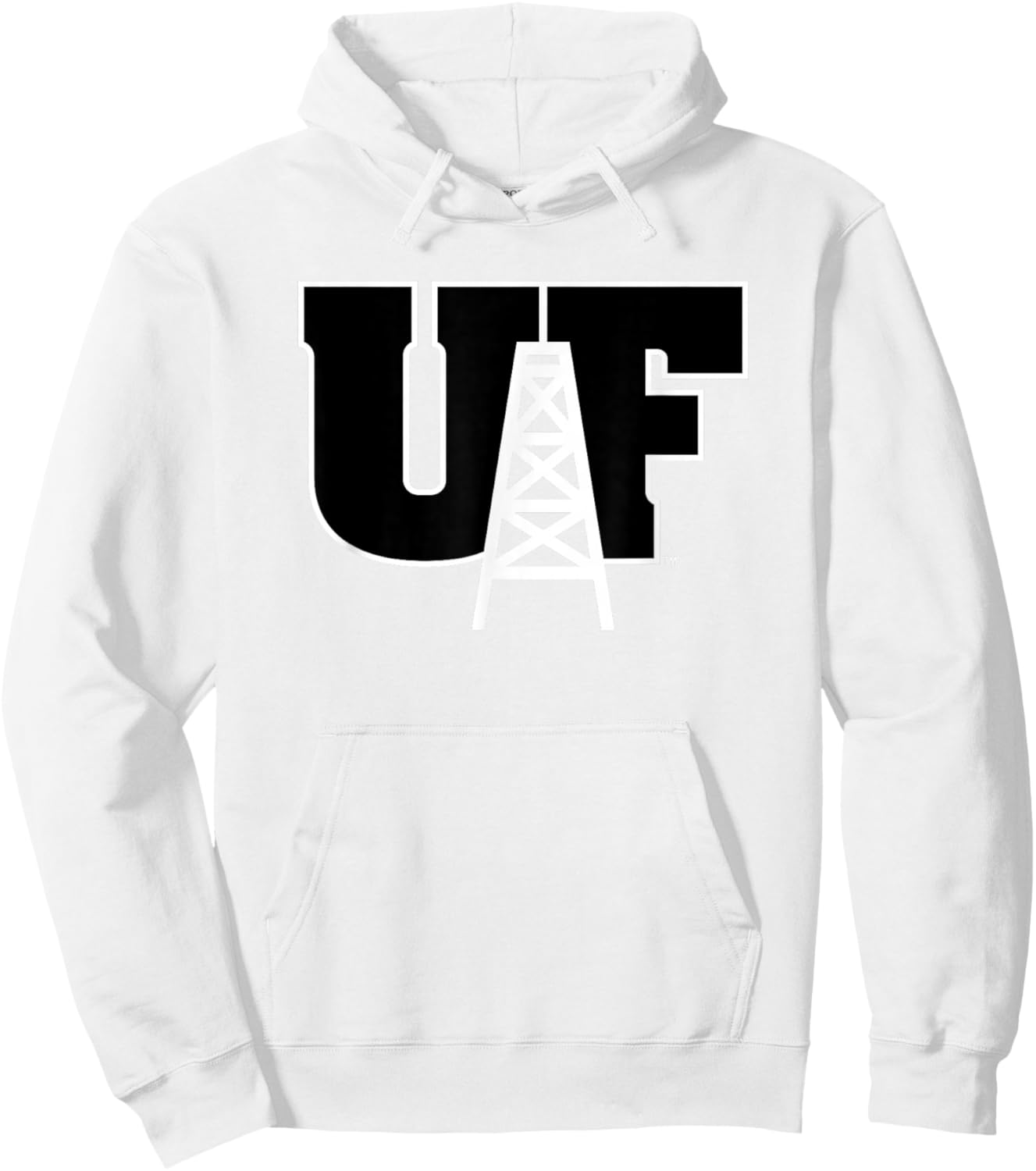 University of Findlay Oilers UF Derrick Logo Hoodie - Hoodie | White