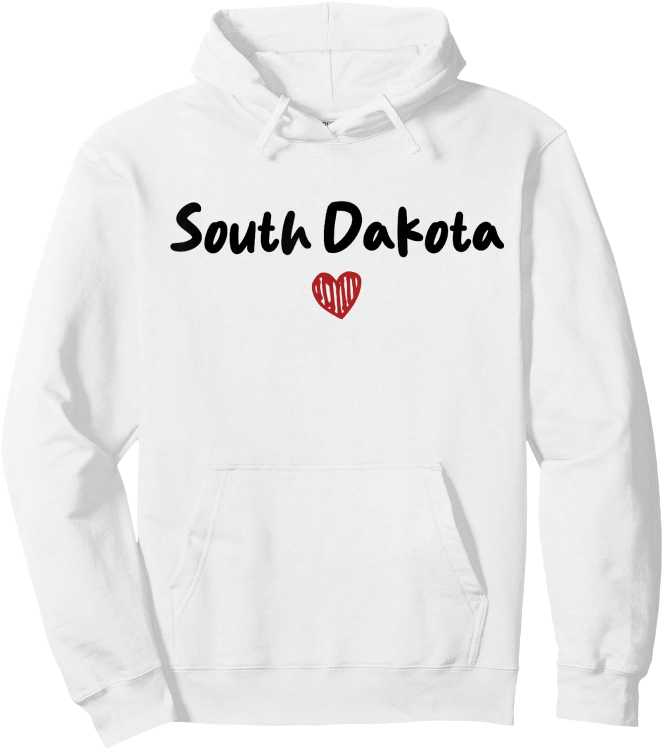 South Dakota - I Love South Dakota - Classic Hoodie - Hoodie | White