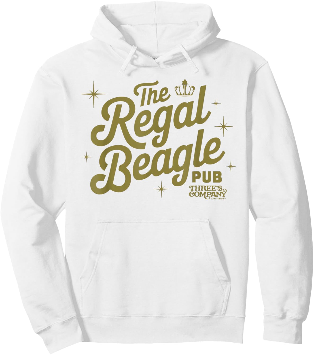 Regal Beagle Pub Retro Three's Company - Officially Licensed Hoodie - Hoodie | White