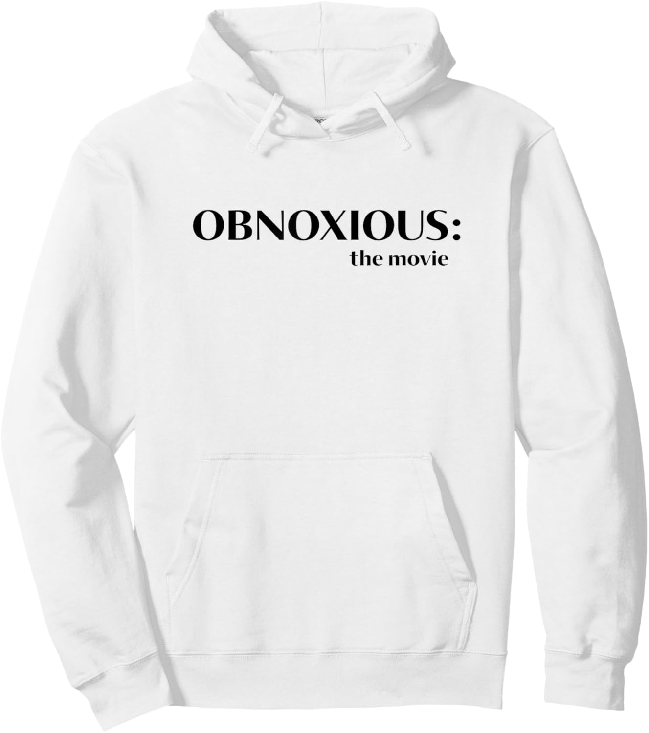 MRS- -Adults Classic Fit Blue Small Obnoxious Classic 1980s Funny Teen Werewolf Vintage Movie Graphic Hoodie - Hoodie | White