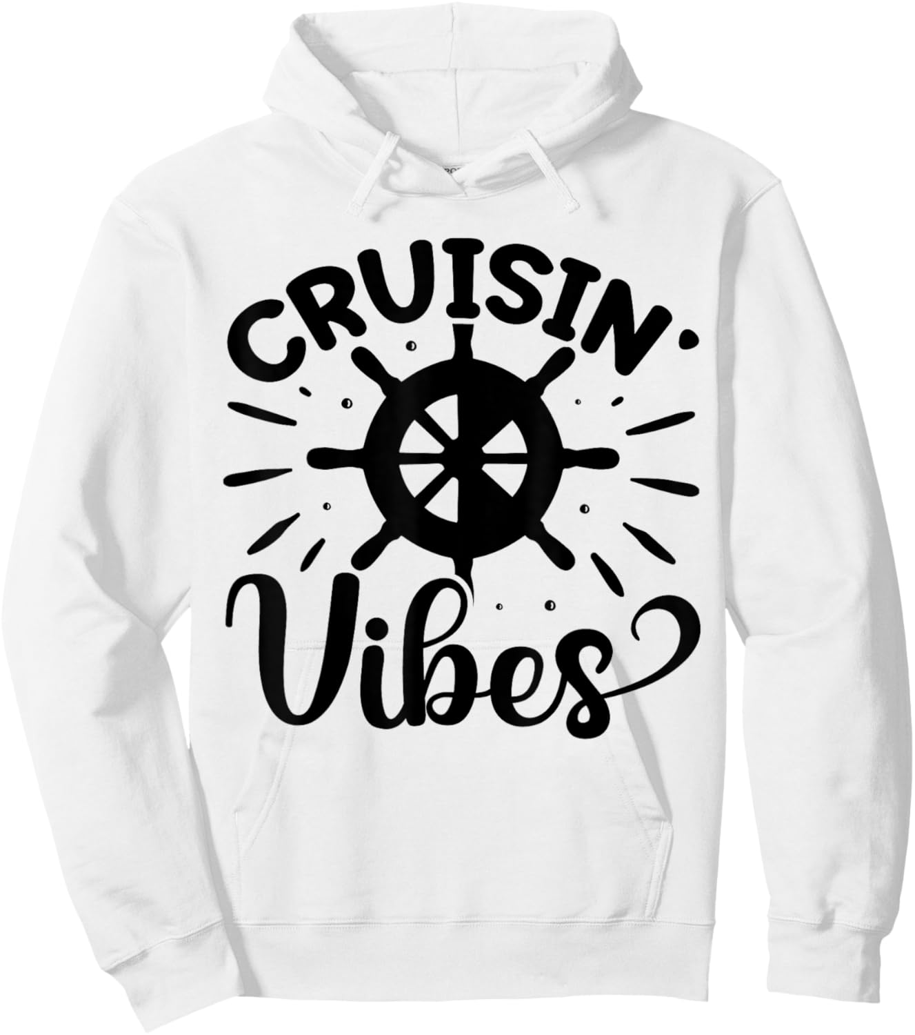 Cruisin Vibes Hoodie - Hoodie | White