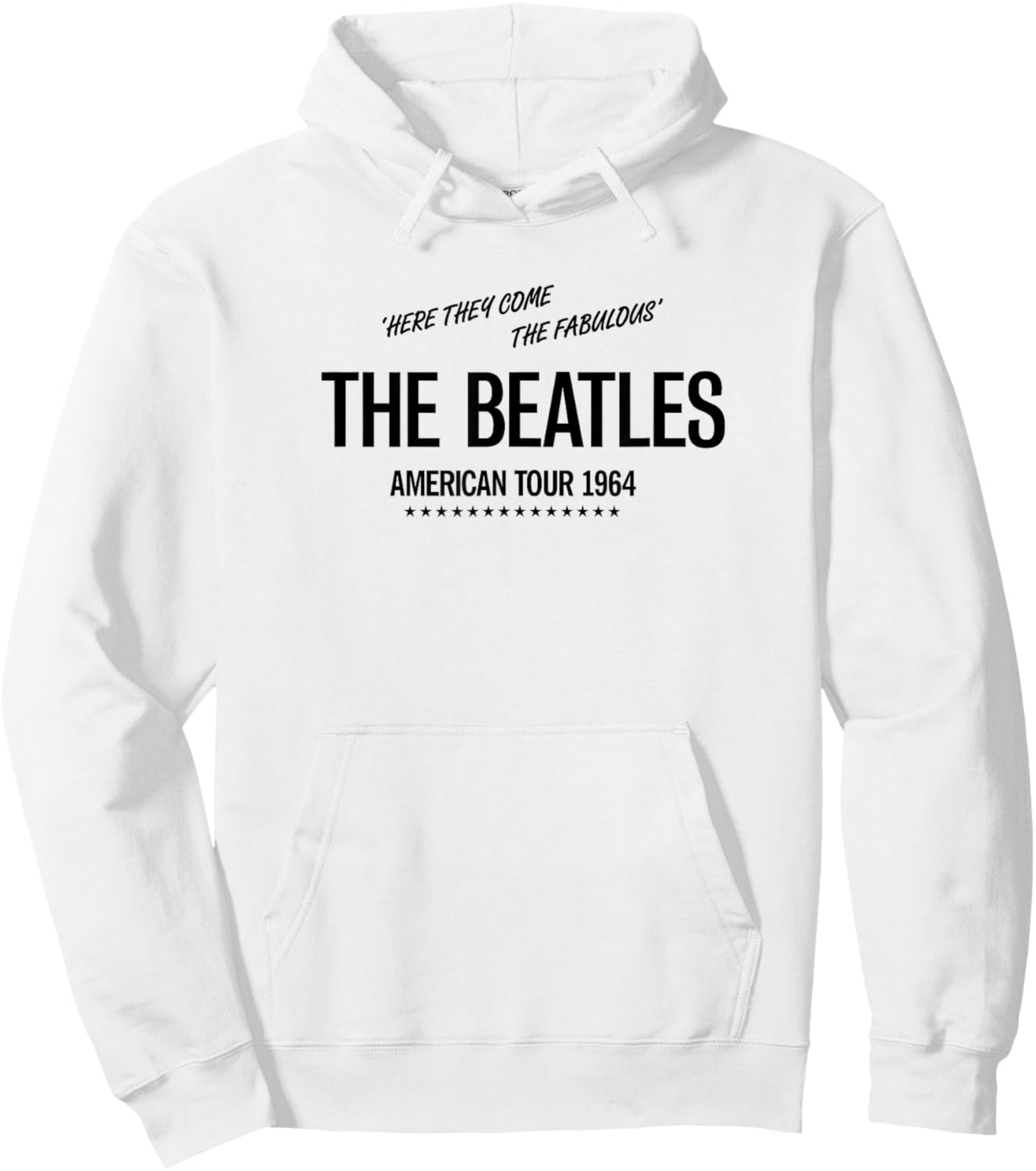 The Beatles - American Tour 1964 City Dates Hoodie - Hoodie | White