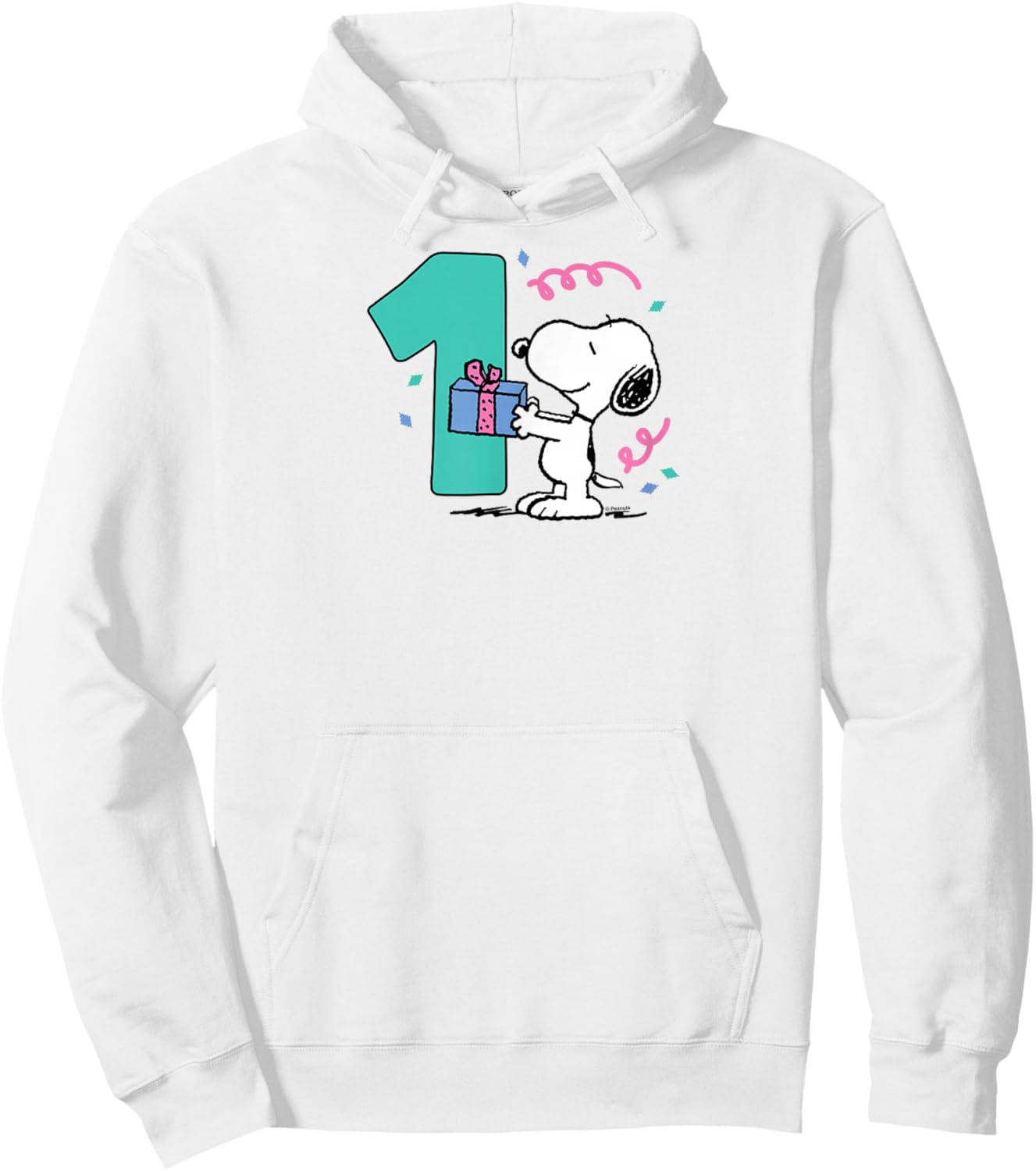Peanuts - Snoopy 1st Birthday Party Hoodie - Hoodie | White