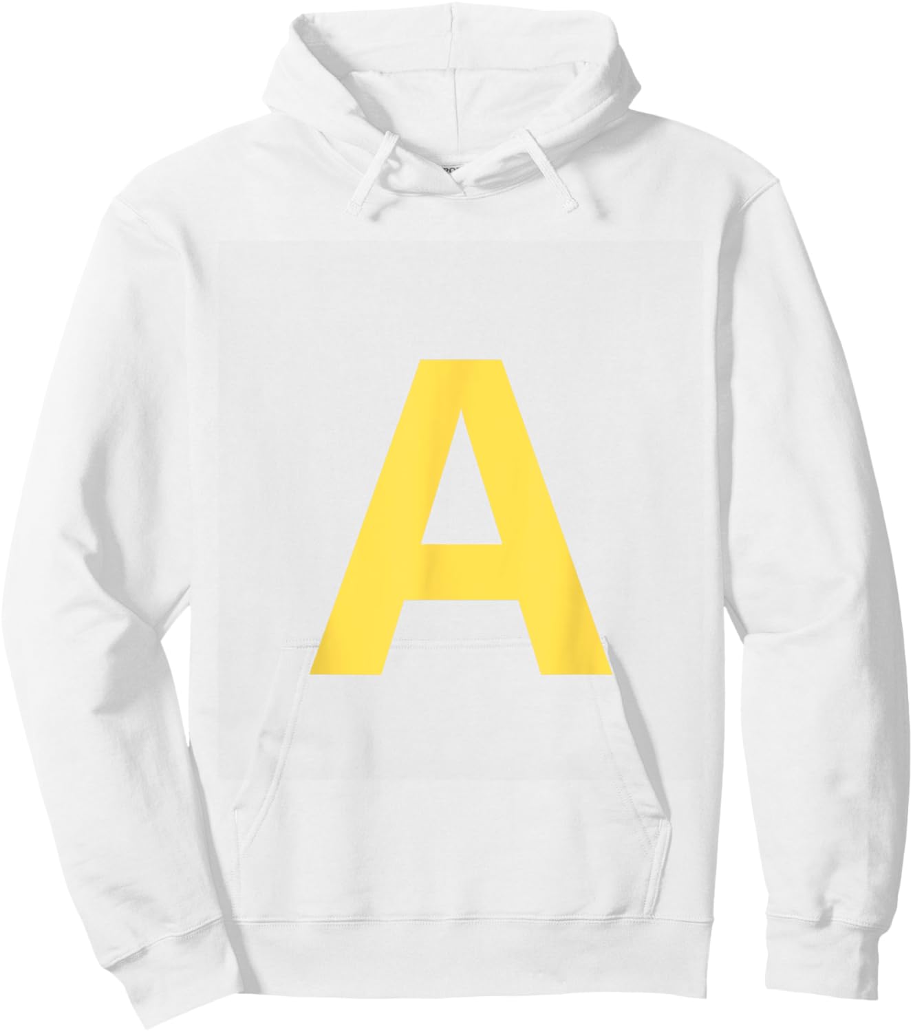 Yellow Letter A Red Halloween Party Costume Kids Hoodie - Hoodie | White