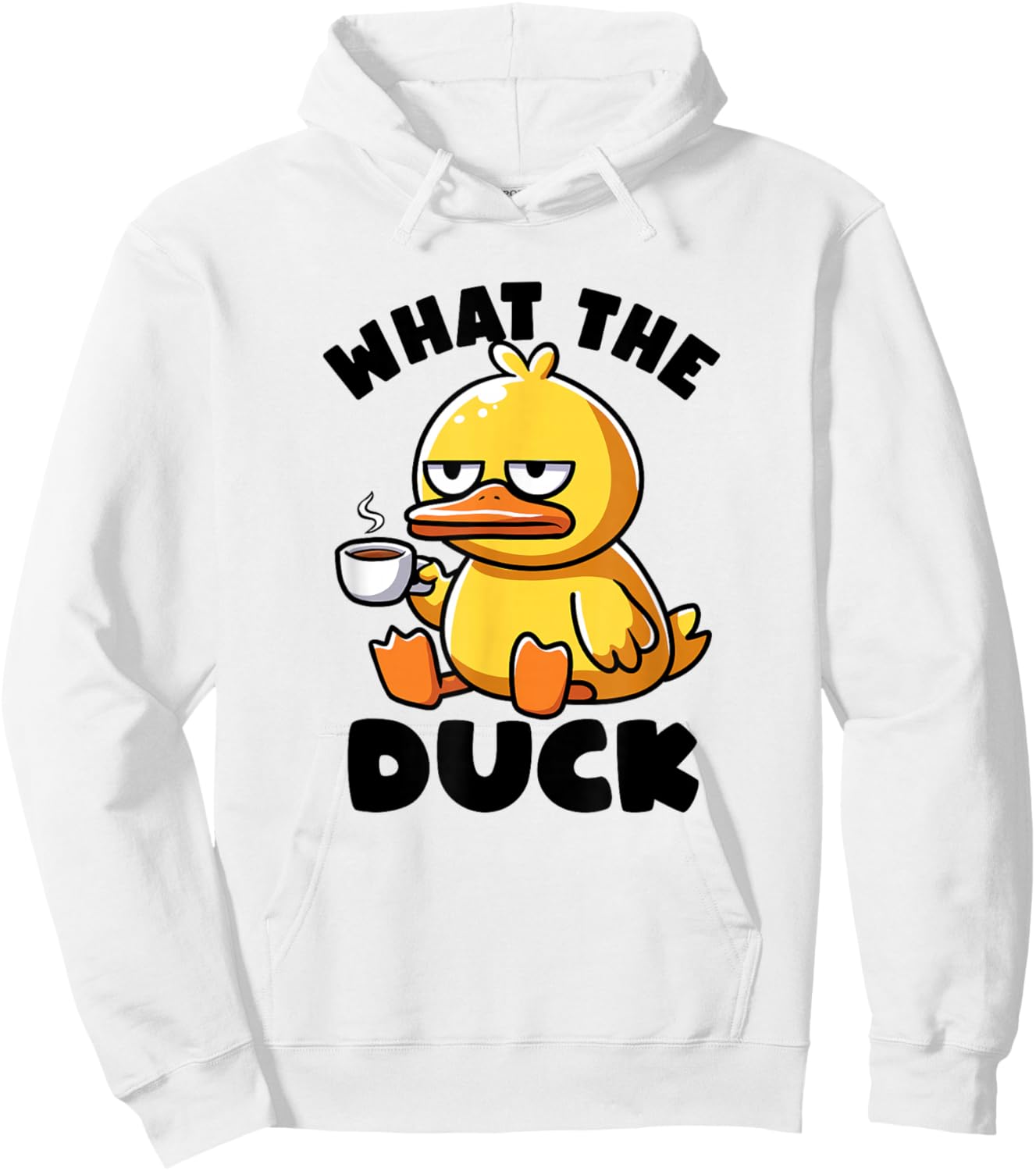 What The Duck Owner I Love Ducks Lover Funny Rubber Duck Hoodie - Hoodie | White