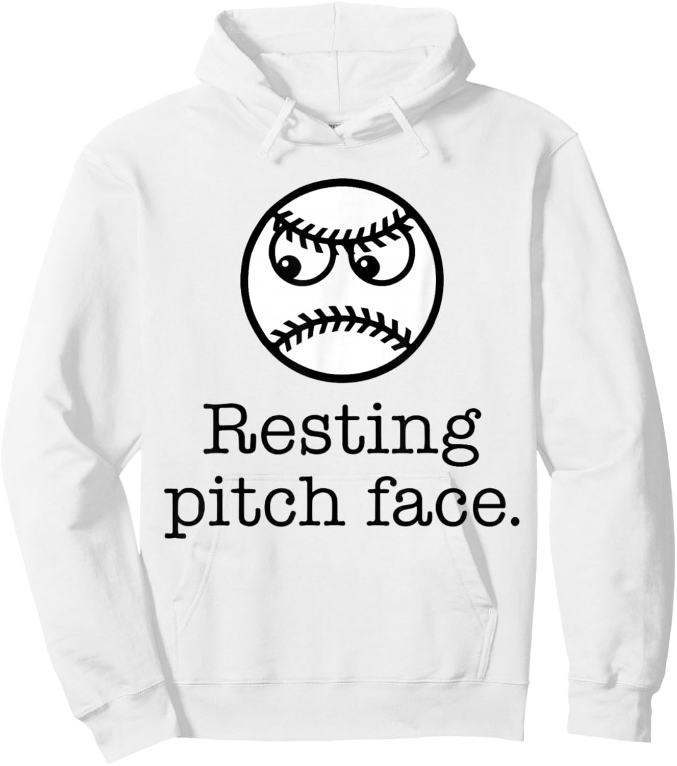 Resting Pitch Face Hoodie - Hoodie | White