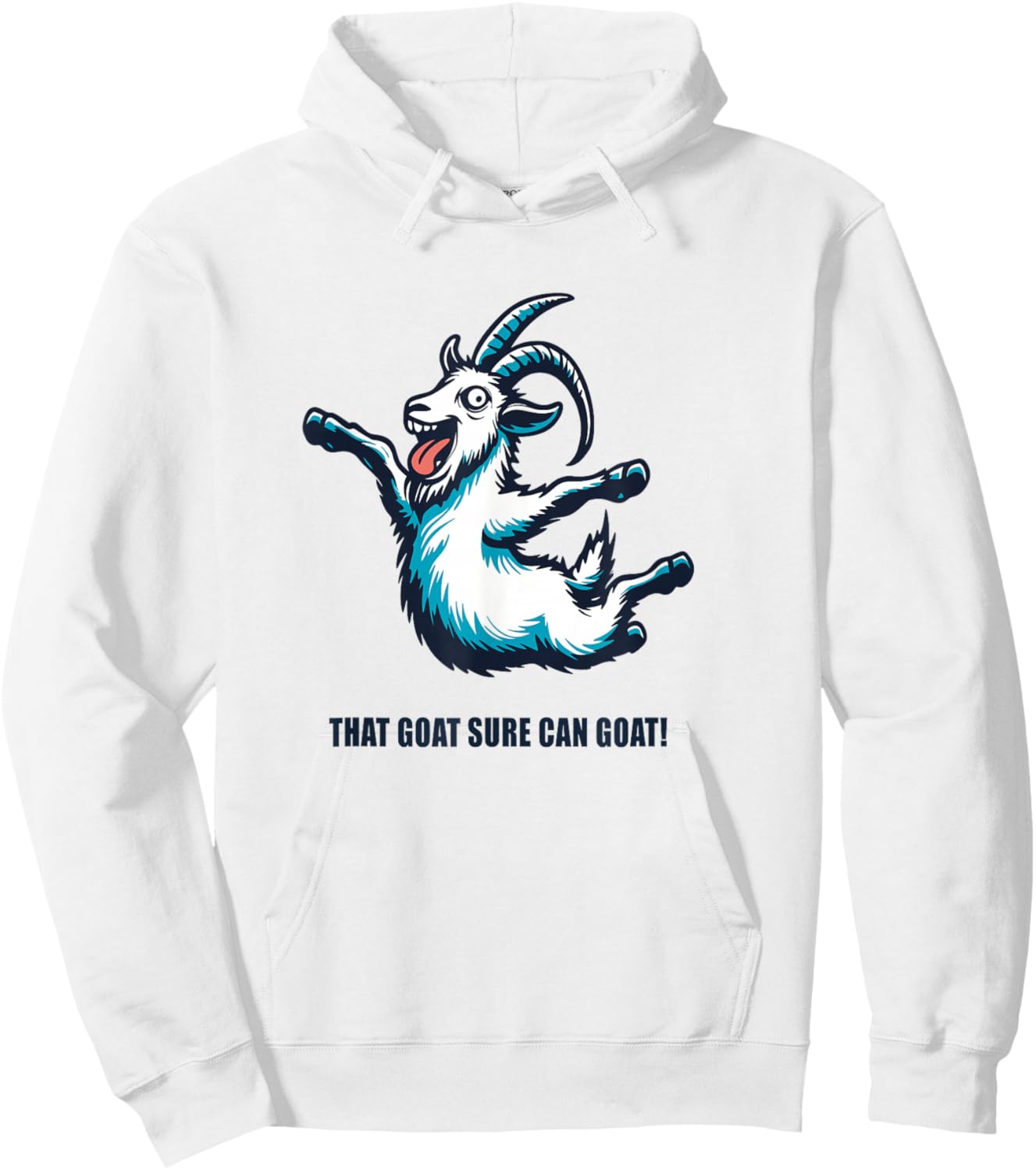That Goat Sure Can Goat Simulator Hoodie - Hoodie | White
