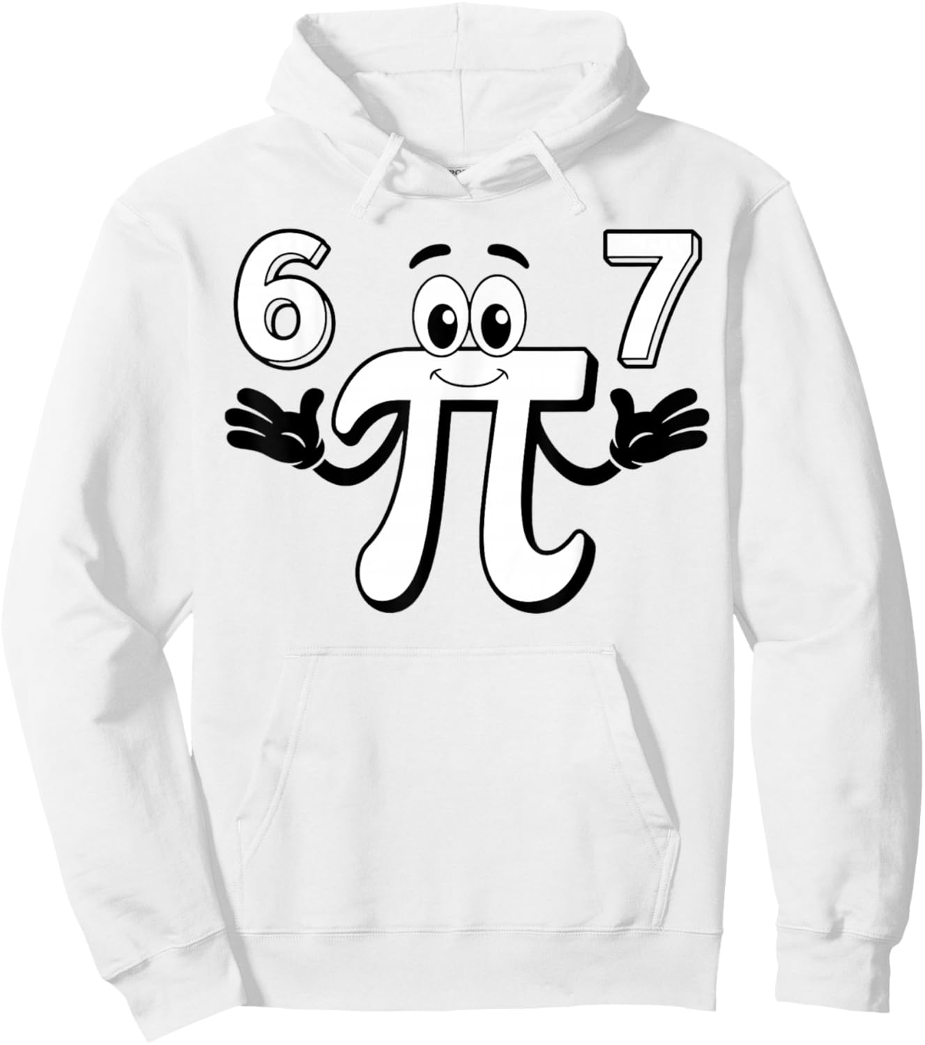 Funny 3.14 Pi Day Meme Math Design for Geeks and Students T-Shirt - Hoodie | White