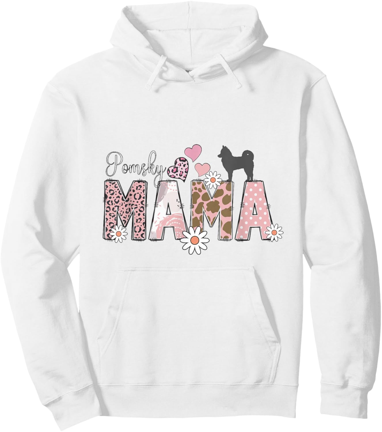 Pomsky Dog Hoodie - Hoodie | White