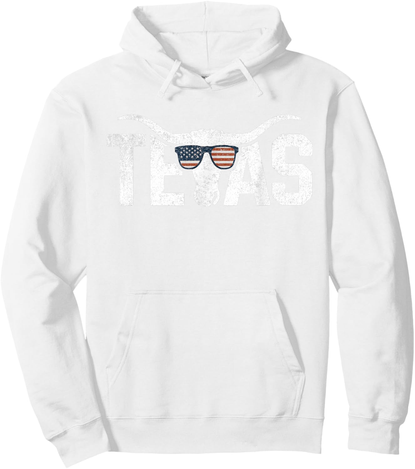 Texas Vintage Retro Hoodie - Hoodie | White