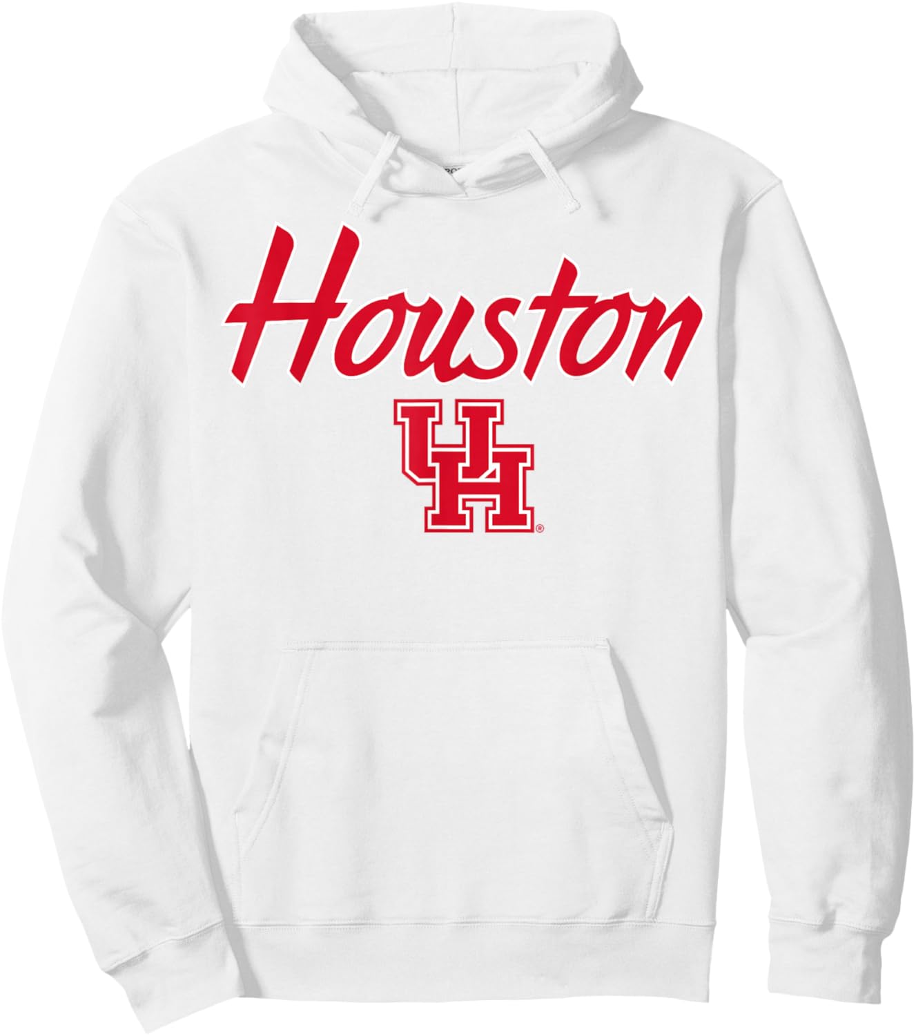 University of Houston | Houston Blue Collection Script Icon Hoodie - Hoodie | White