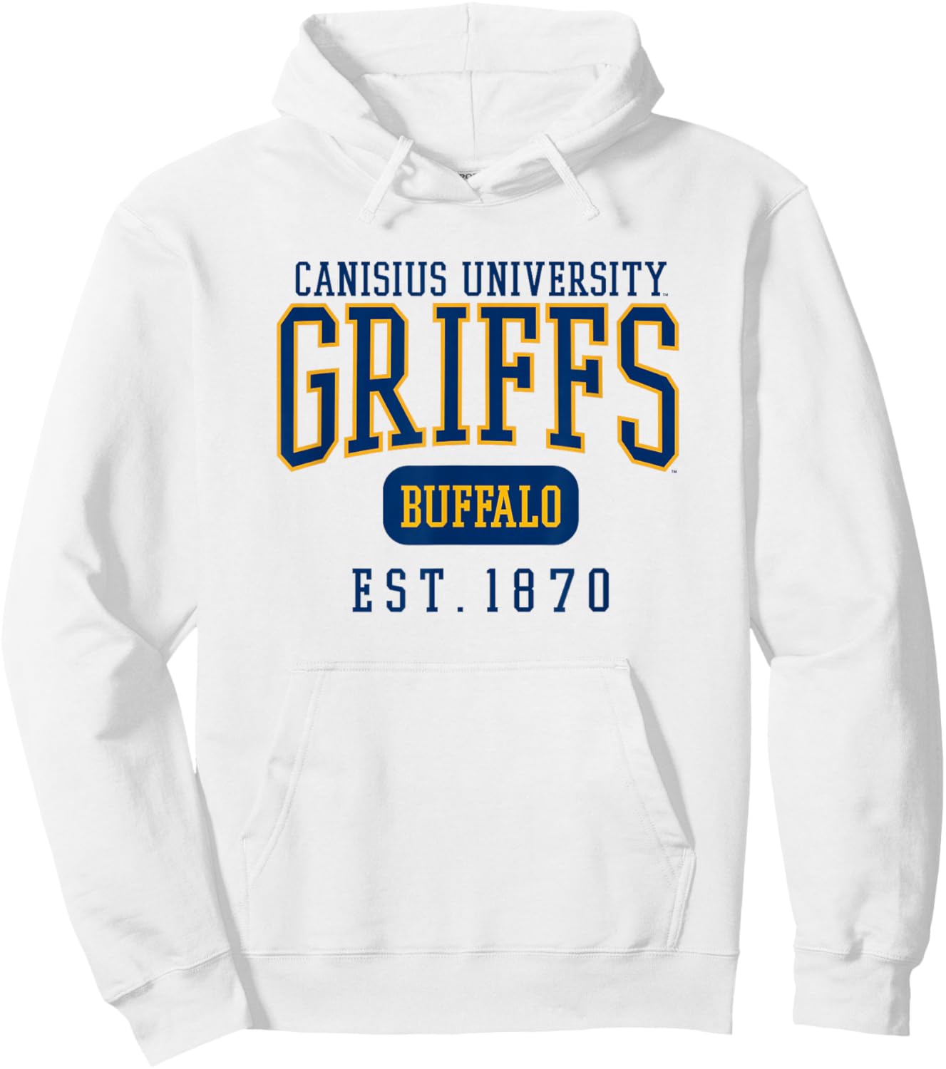 Canisius University Golden Griffins Est. Date Hoodie - Hoodie | White