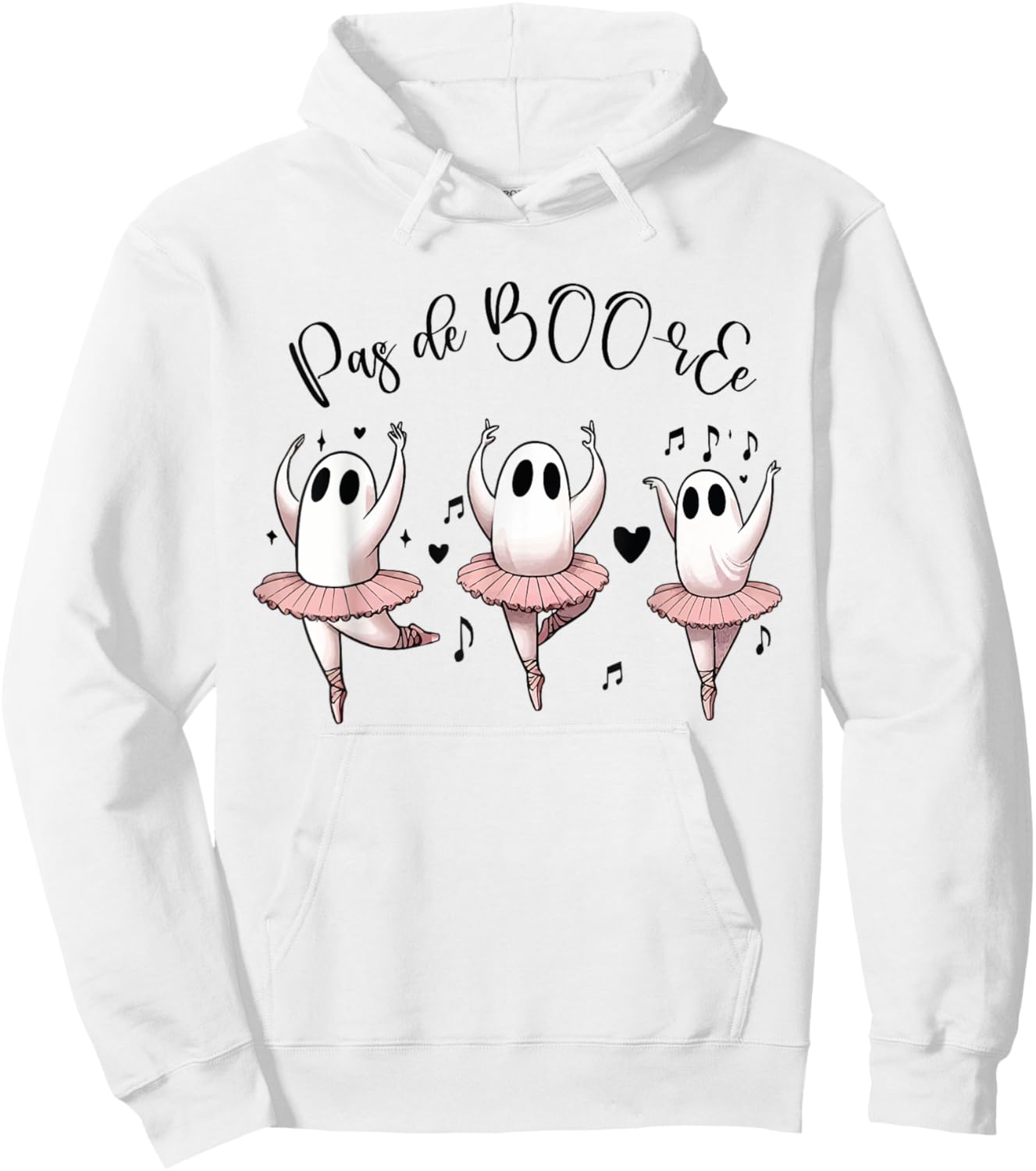 Ghost Pas de BOO-rée Ballet Dance - Halloween Ballerina Hoodie - Hoodie | White