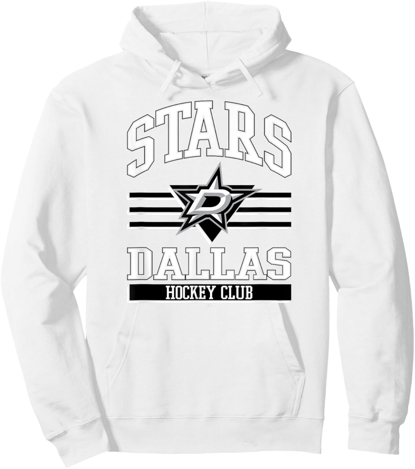 Dallas Stars Hockey Club Green Officially Licensed Hoodie - Hoodie | White