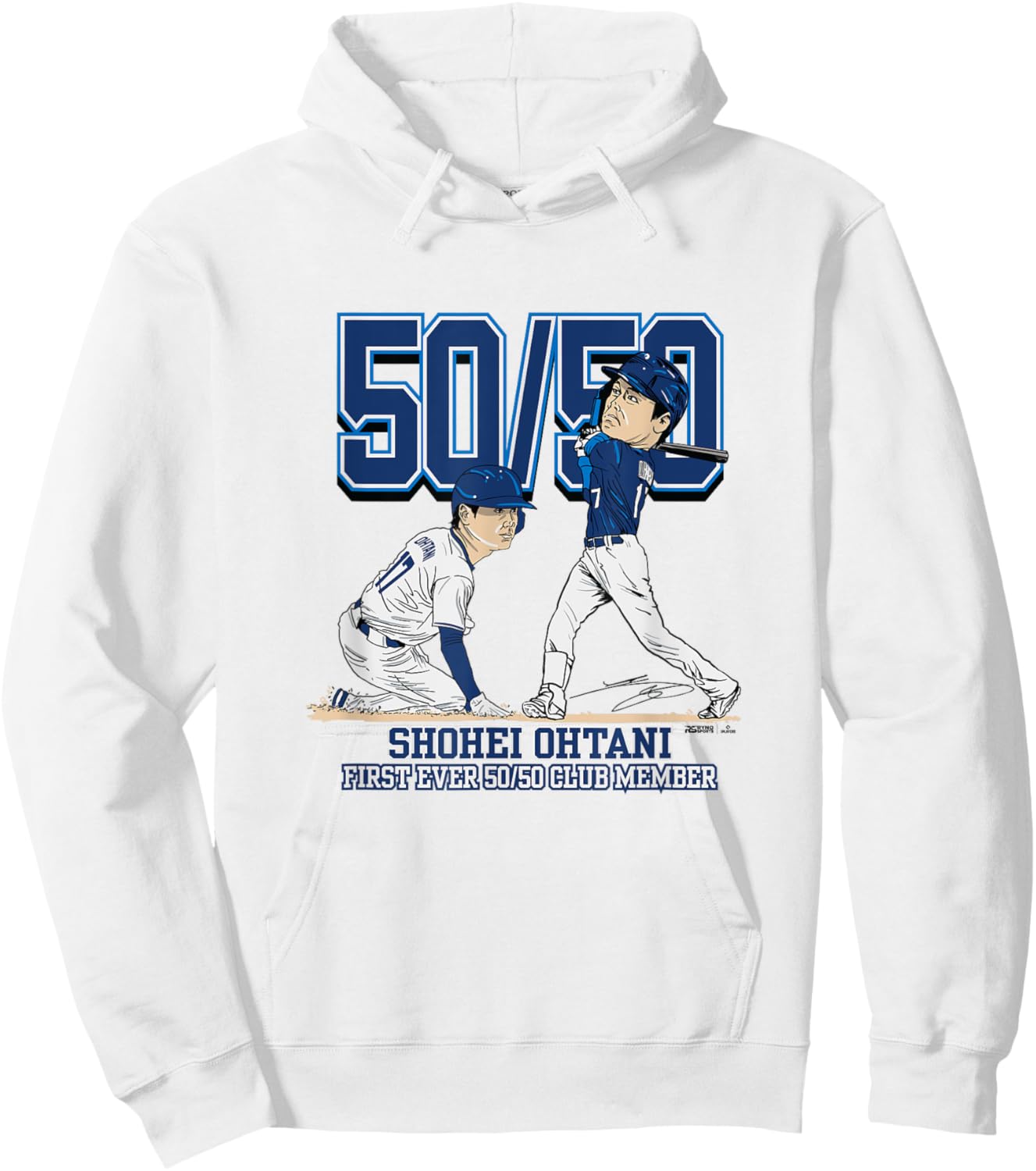 Shohei Ohtani Los Angeles 50/50 Club MLB Players Hoodie - Hoodie | White