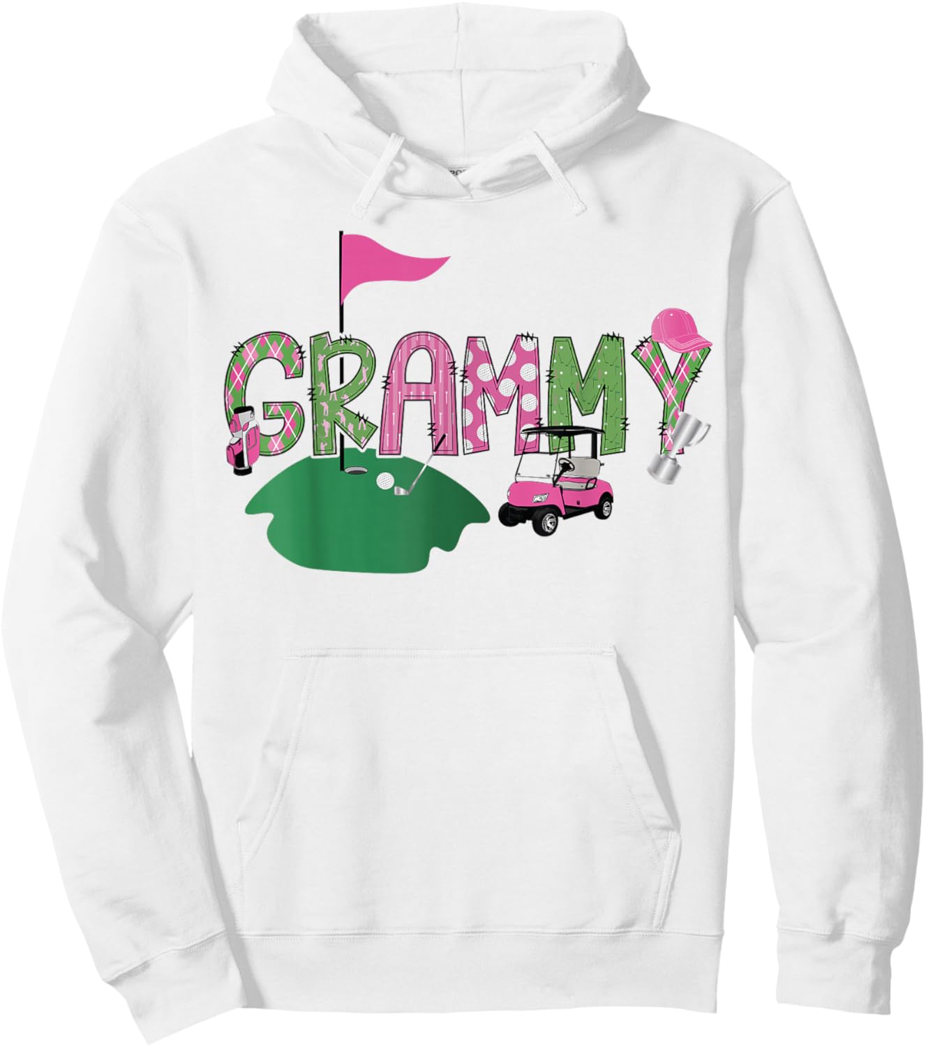 Golf Grammy Hole In One Golf 1St Birthday Party Hoodie - Hoodie | White